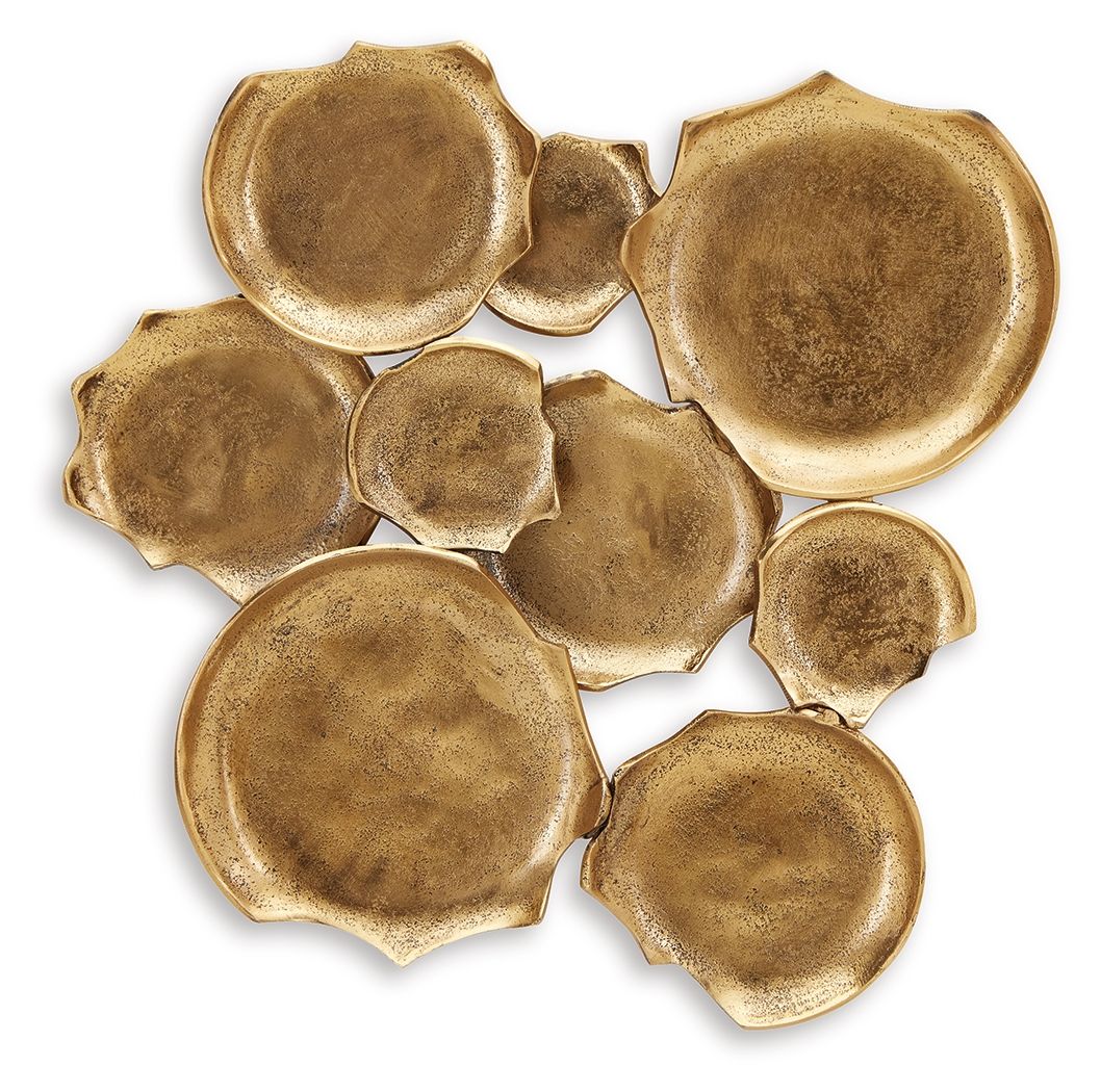 Gageton - Antique Gold Finish - Wall Decor - Urban Living Furniture (Los Angeles, CA)