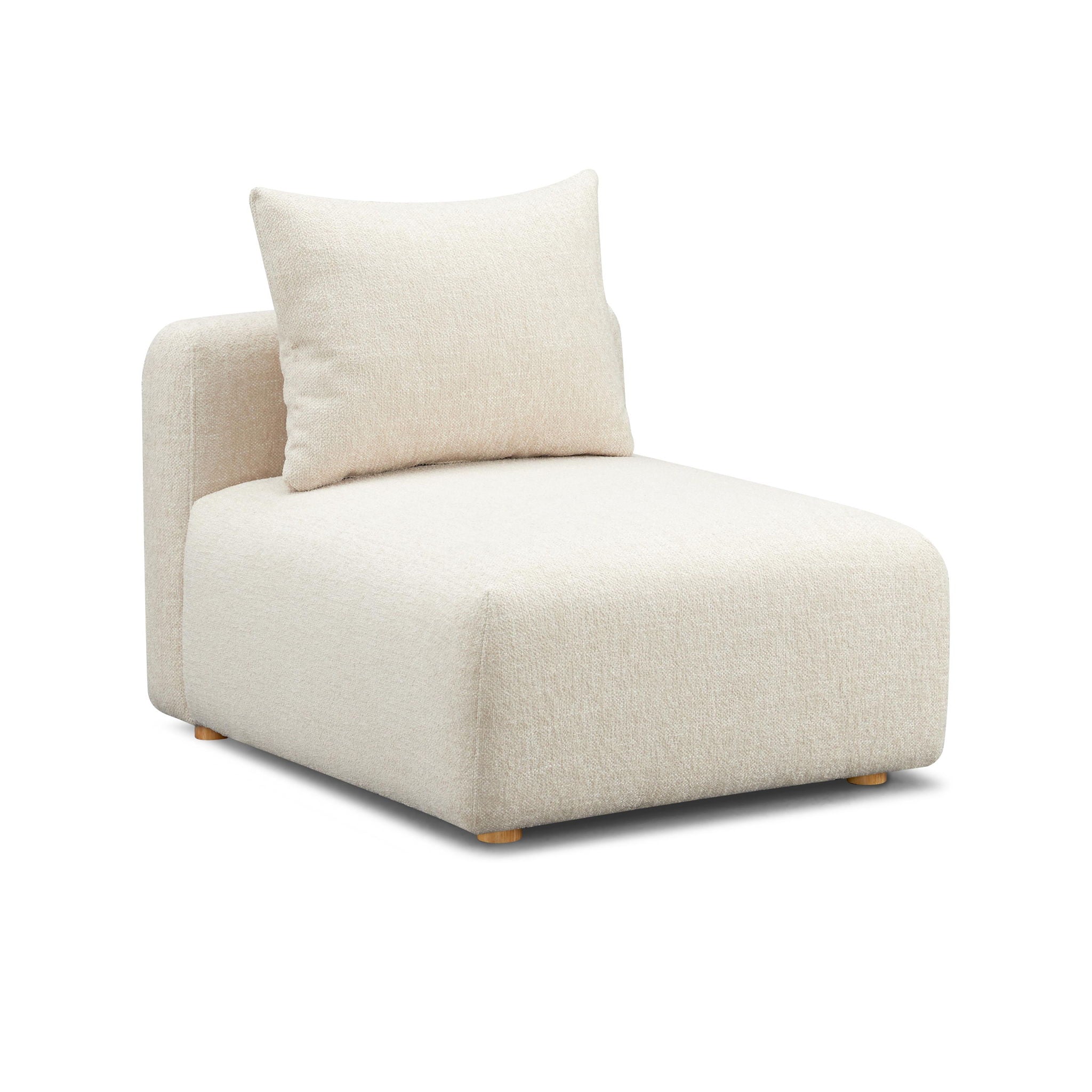 Hangover - Modular Armless Chair - Cream