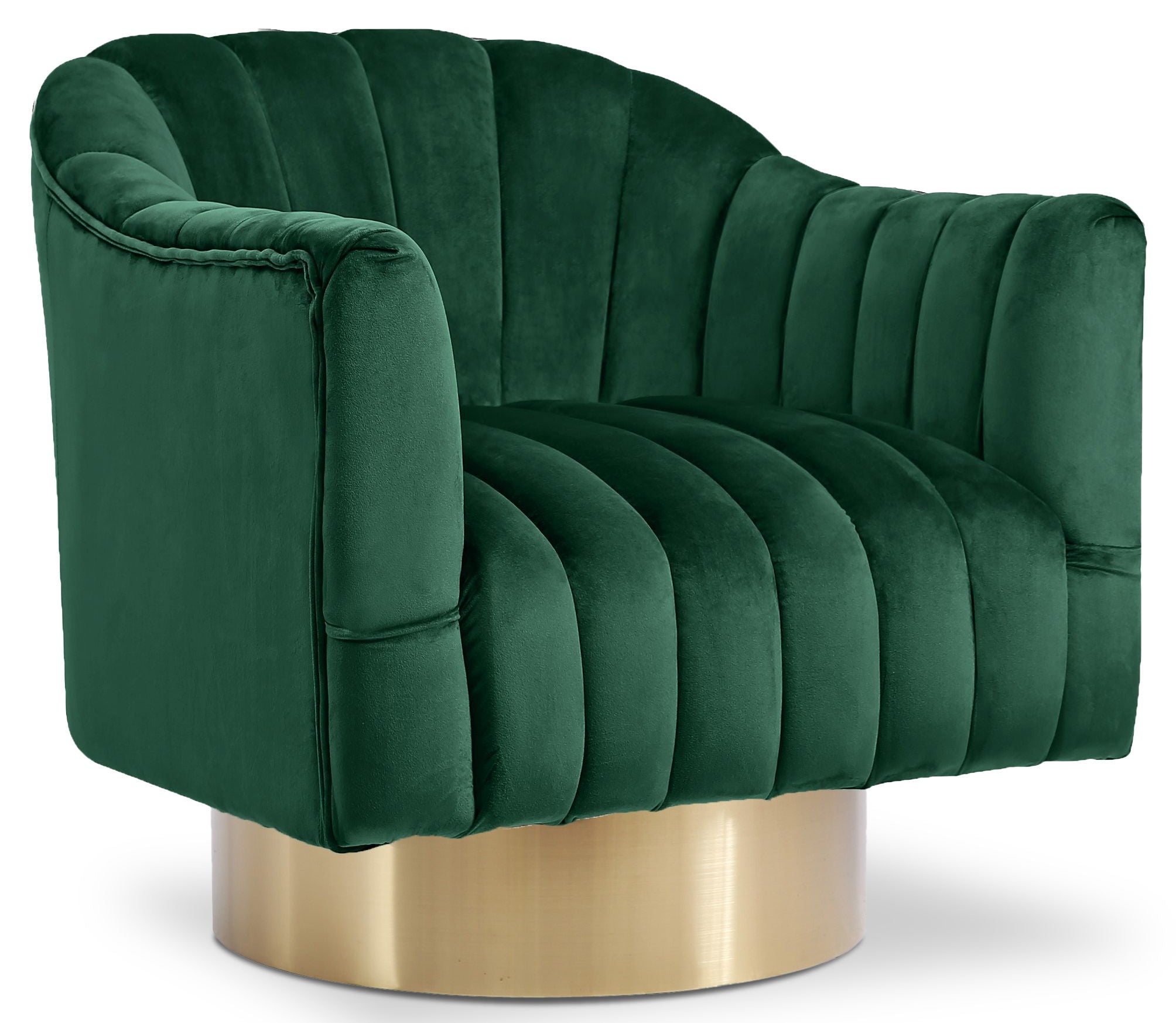 Farrah - Accent Chair with Gold Base - Urban Living Furniture (Los Angeles, CA)