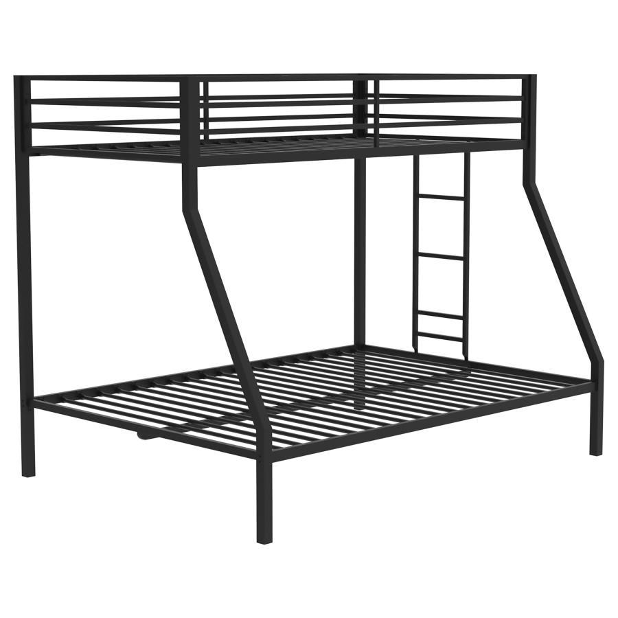 Alevera - Metal Bunk Bed With Ladder - Urban Living Furniture (Los Angeles, CA)
