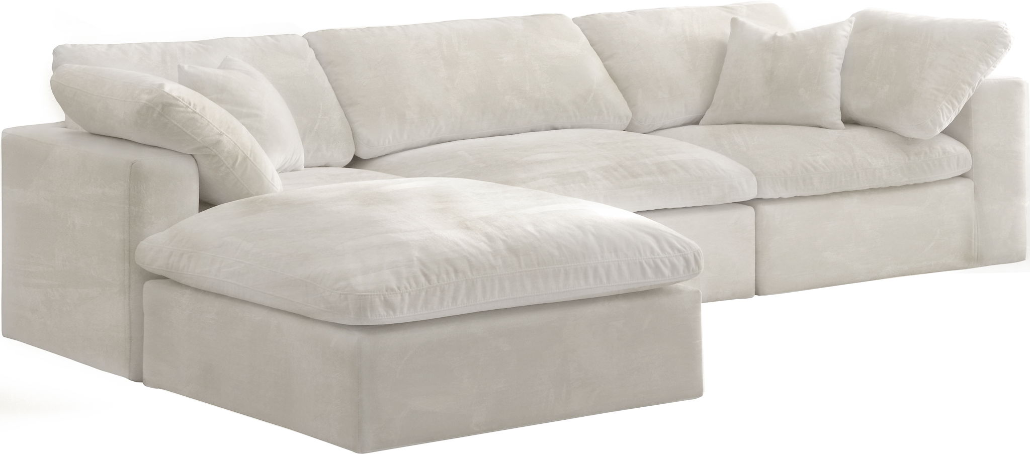 Cozy - 4 Piece Modular Sectional With Chaise - Urban Living Furniture (Los Angeles, CA)