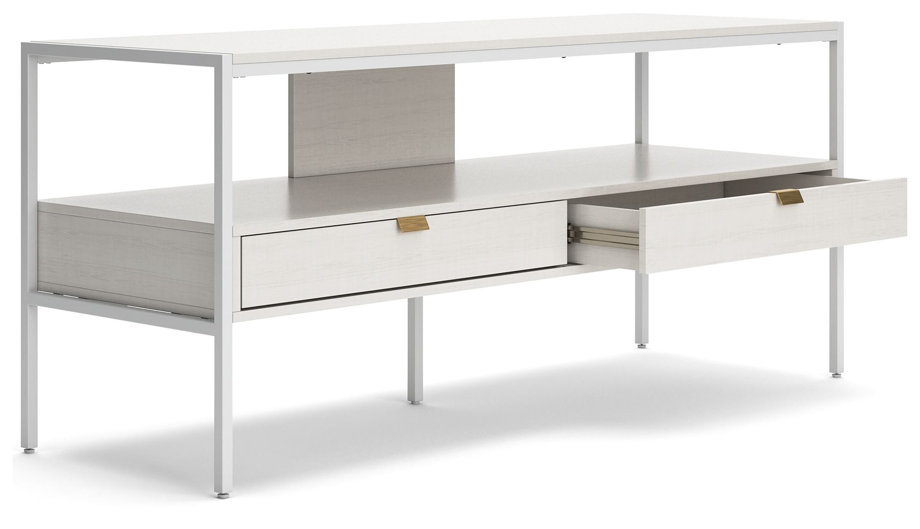 Deznee - White - Large TV Stand - Urban Living Furniture (Los Angeles, CA)