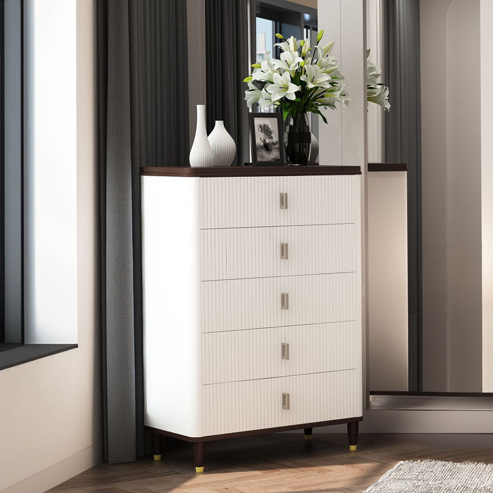 Carena - Chest - White & Brown - Urban Living Furniture (Los Angeles, CA)
