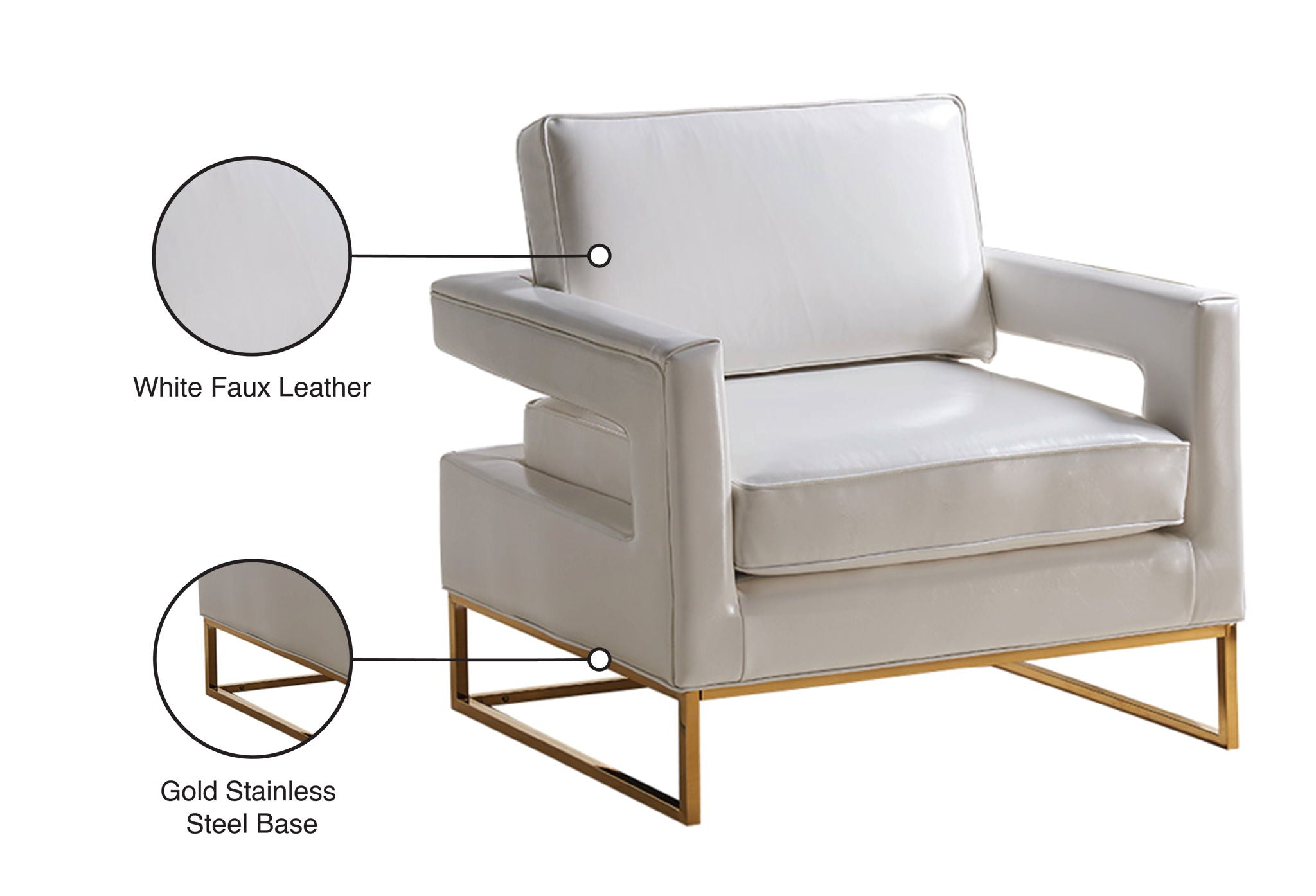 Amelia - Accent Chair - Urban Living Furniture (Los Angeles, CA)