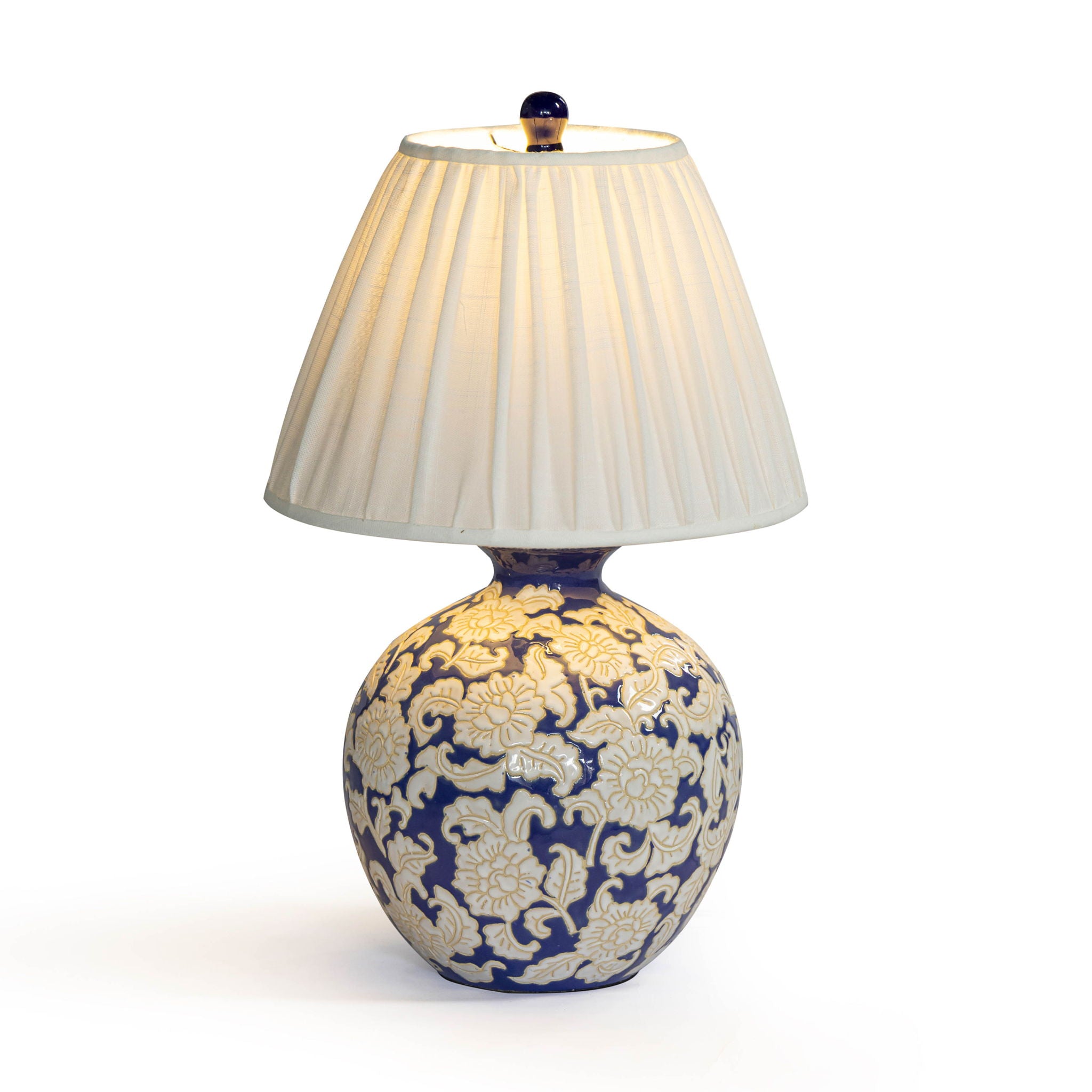 Diana - Table Lamp - Blue & White - Urban Living Furniture (Los Angeles, CA)