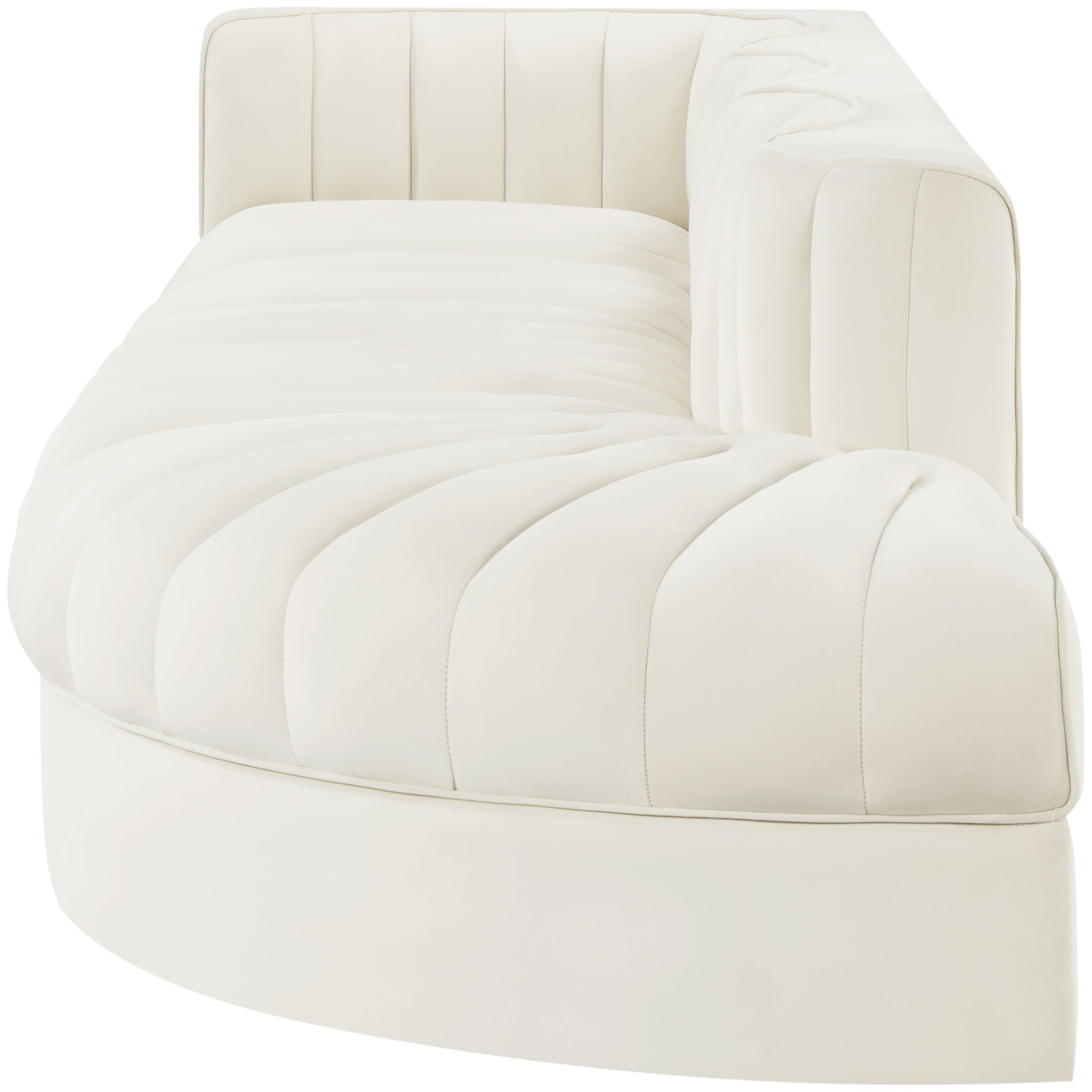 Rummi - Velvet Performance Fabric Upholstered 4 Piece Modular Sectional With Reverse Corner Chair - Urban Living Furniture (Los Angeles, CA)