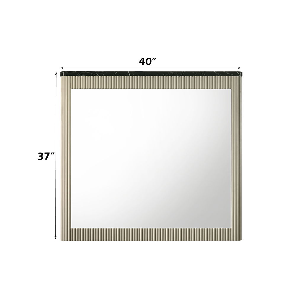 Travonte - Mirror - Gray / Beige - Urban Living Furniture (Los Angeles, CA)