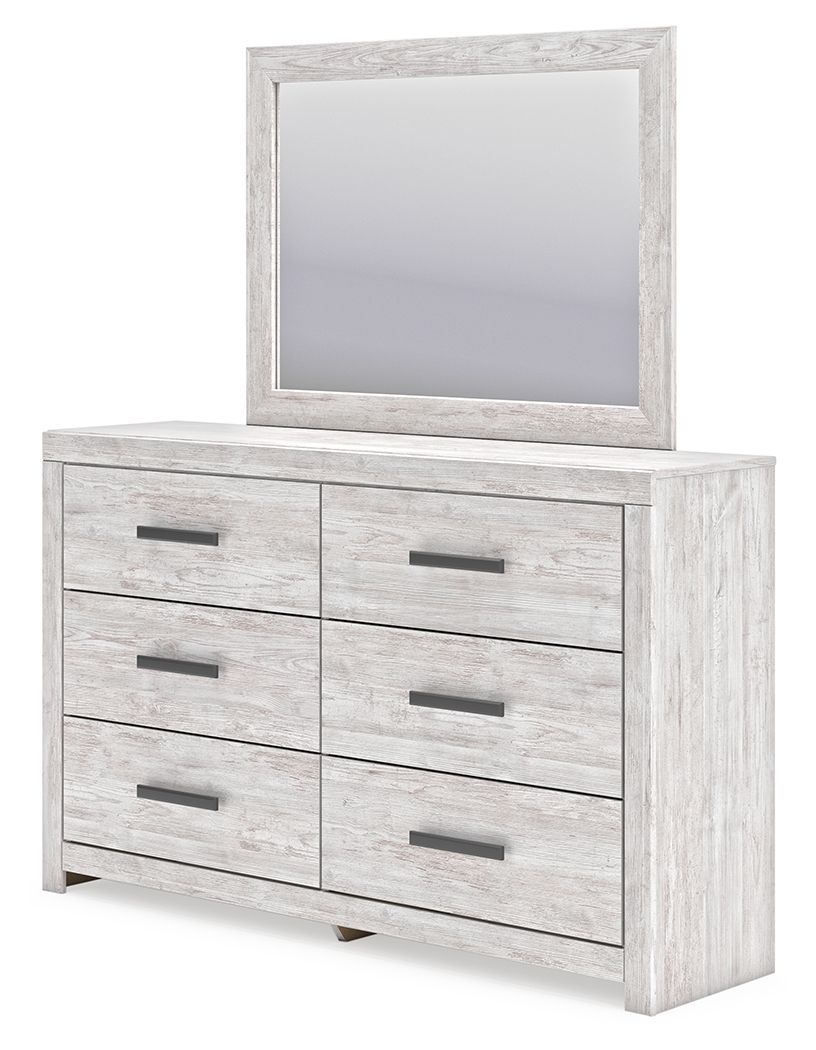 Cayboni - Whitewash - Dresser And Mirror - Urban Living Furniture (Los Angeles, CA)