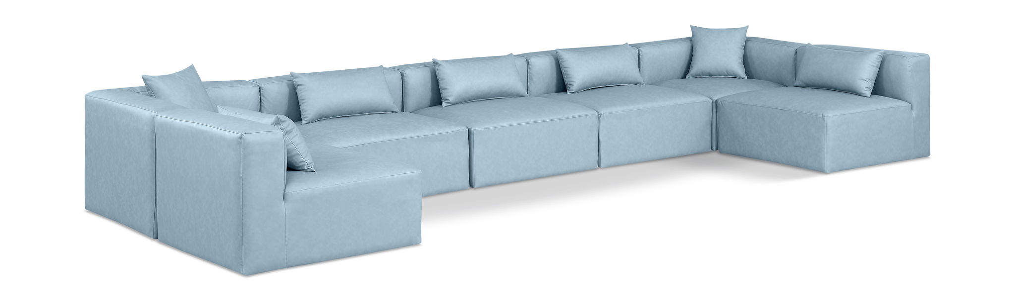 Cube - 7 Piece Modular U-Shaped Sectional - Urban Living Furniture (Los Angeles, CA)