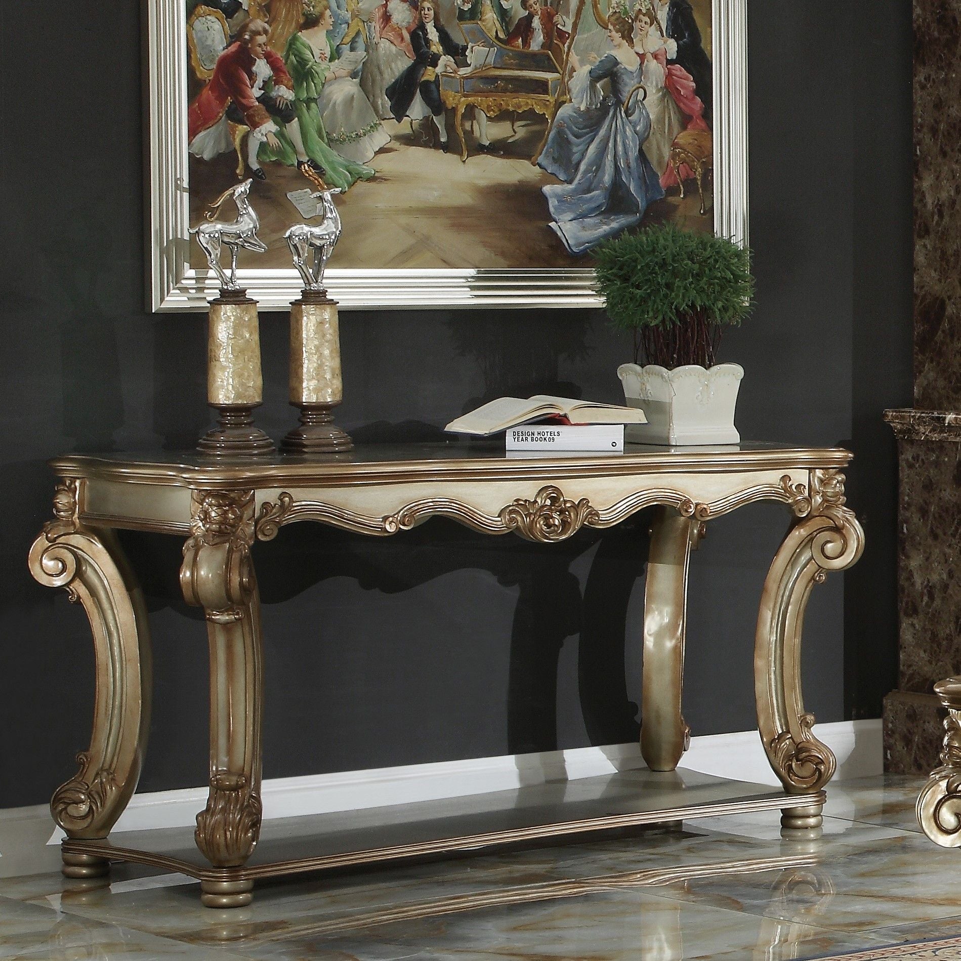 Vendome - Sofa Table - Gold Patina - Urban Living Furniture (Los Angeles, CA)