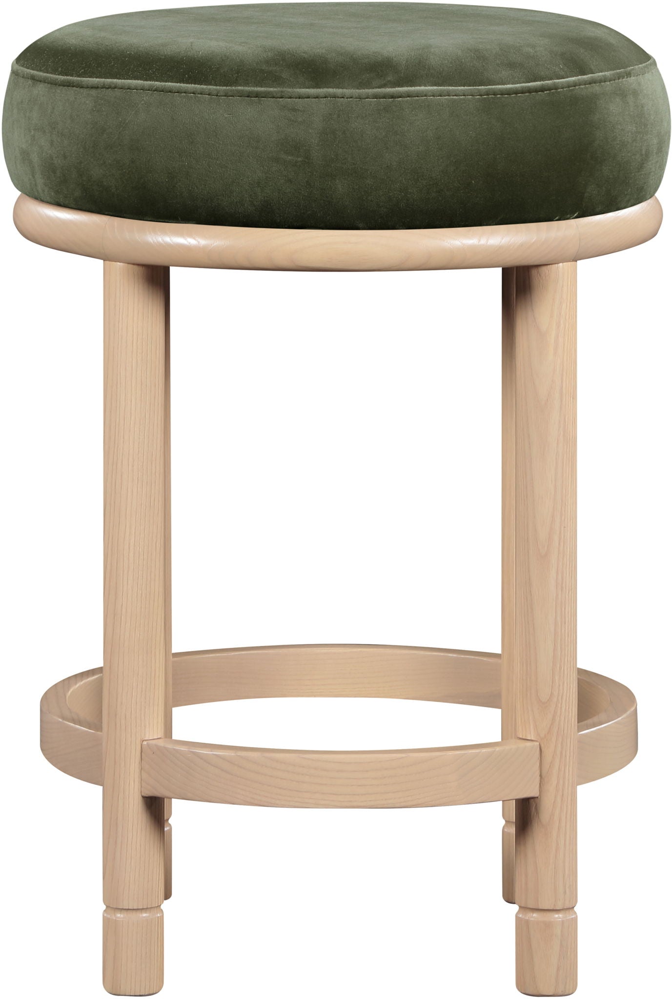 Monette - Counter Stool With Natural Base