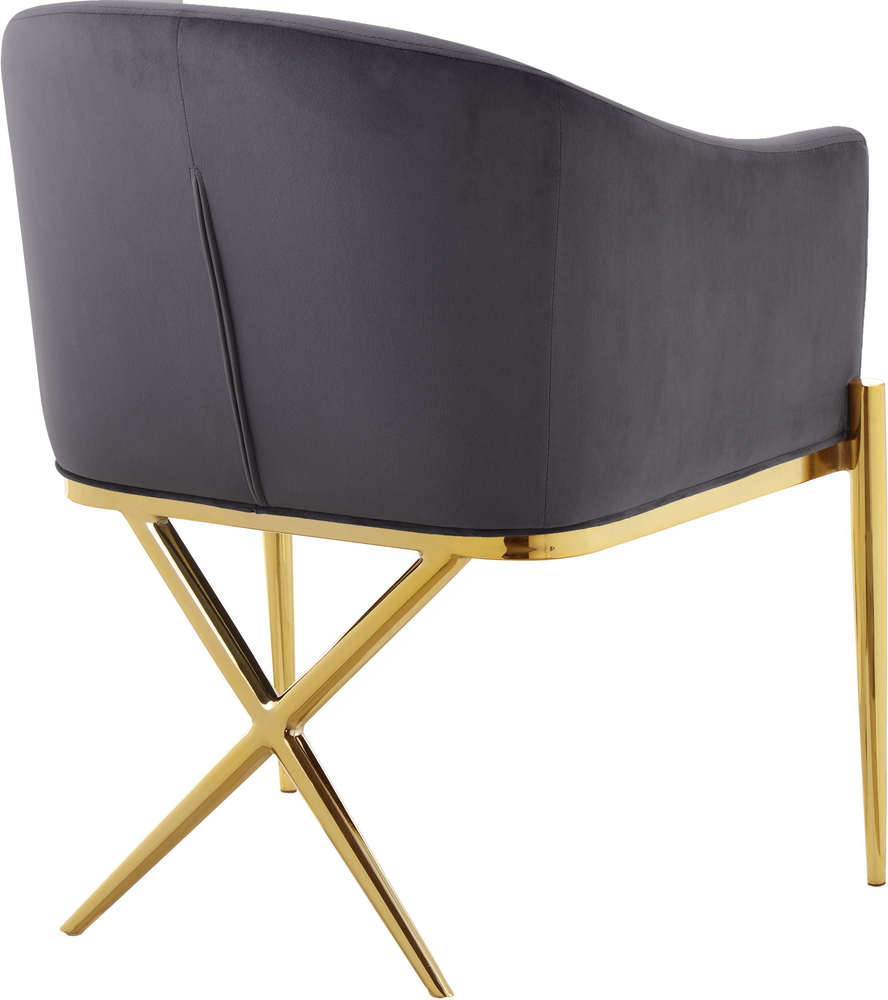 Xavier - Dining Chair with Gold Legs - Urban Living Furniture (Los Angeles, CA)