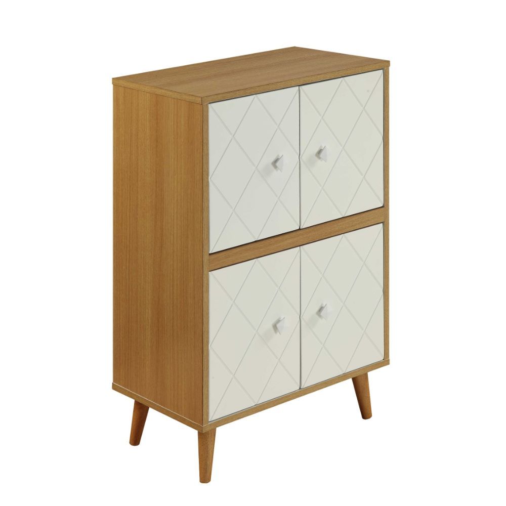 Anita - Cabinet - Natural & White - Urban Living Furniture (Los Angeles, CA)