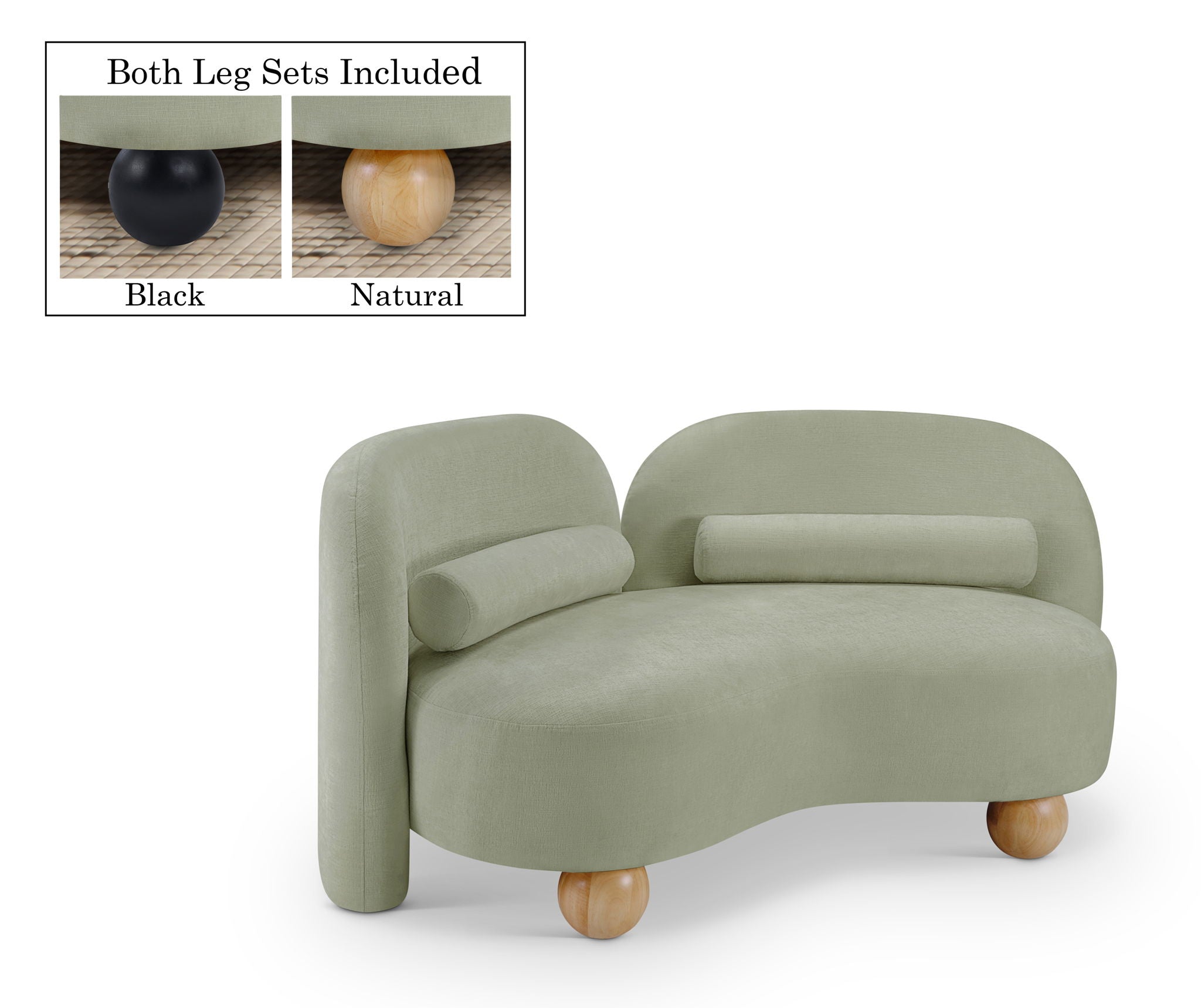 Daphne - Chenille Loveseat - Urban Living Furniture (Los Angeles, CA)