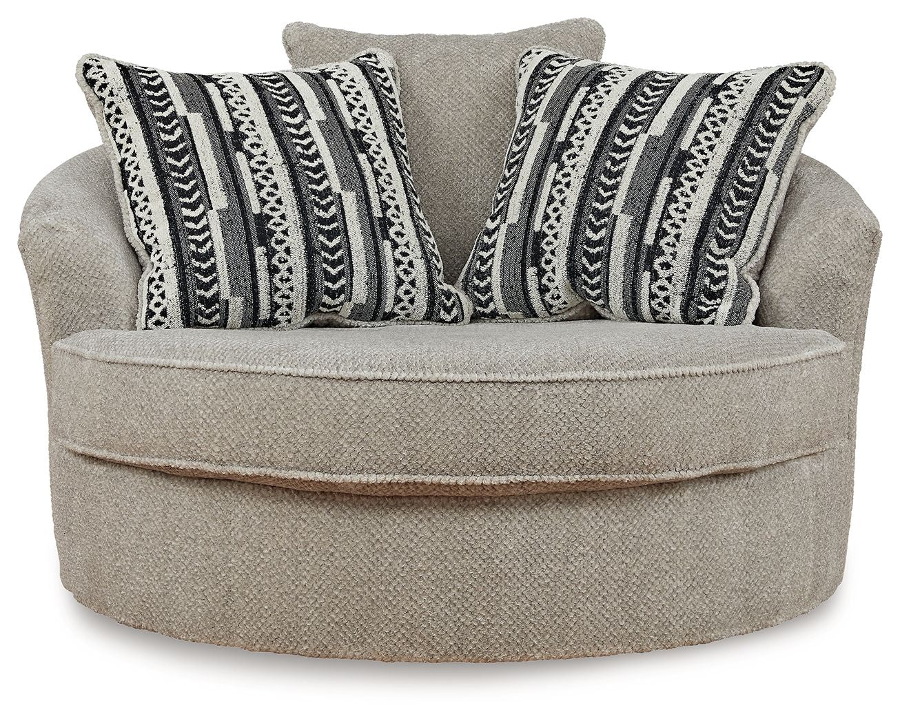 Calnita - Sisal - Oversized Swivel Accent Chair - Urban Living Furniture (Los Angeles, CA)