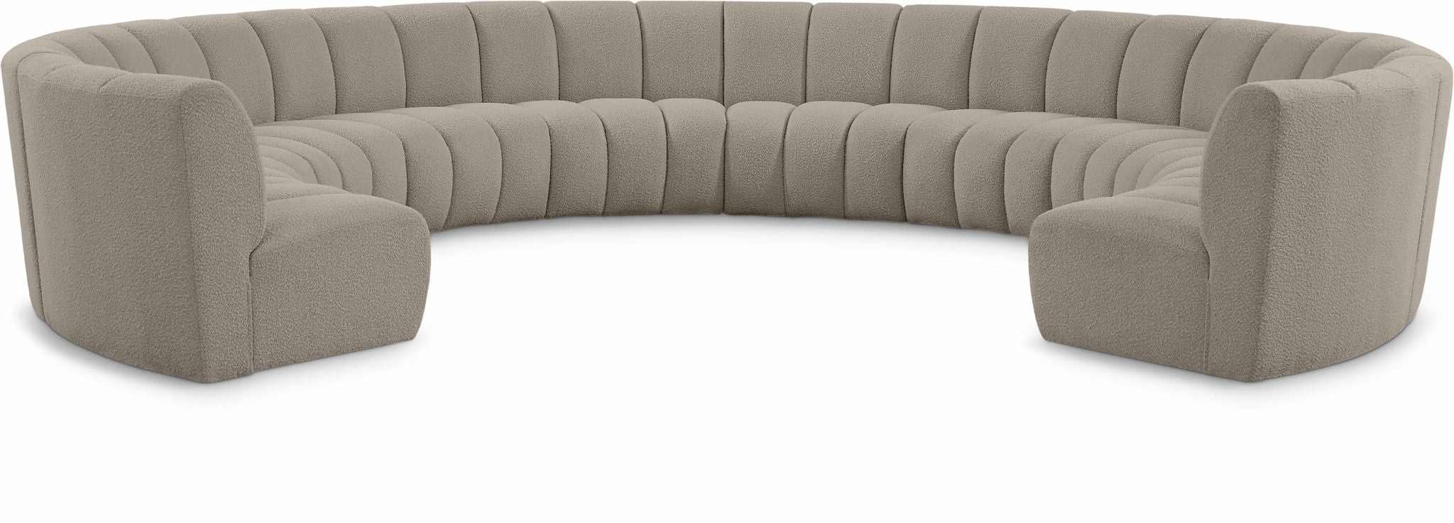 Infinity - 10 Piece Boucle Modular Sectional - Urban Living Furniture (Los Angeles, CA)