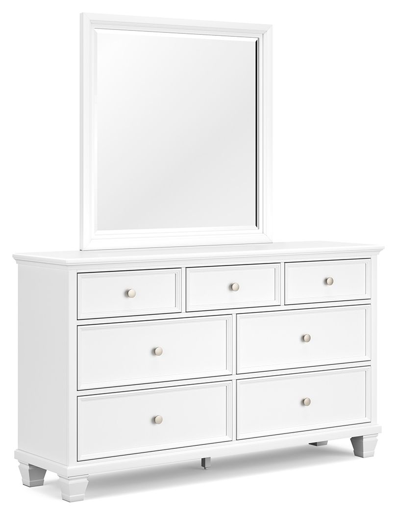 Fortman - White - Dresser And Mirror - Urban Living Furniture (Los Angeles, CA)