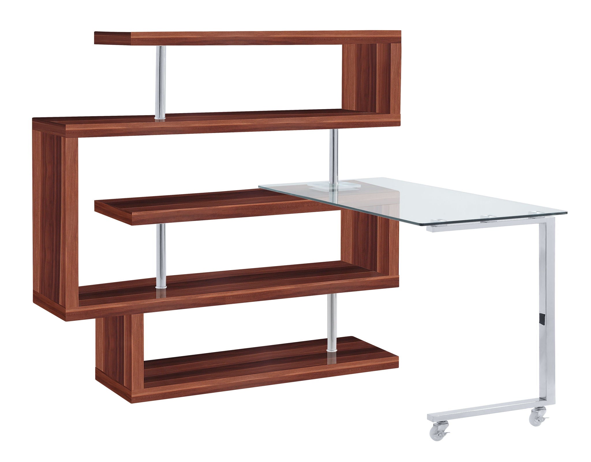 Buck II - Writing Desk With Bookshelf - Urban Living Furniture (Los Angeles, CA)