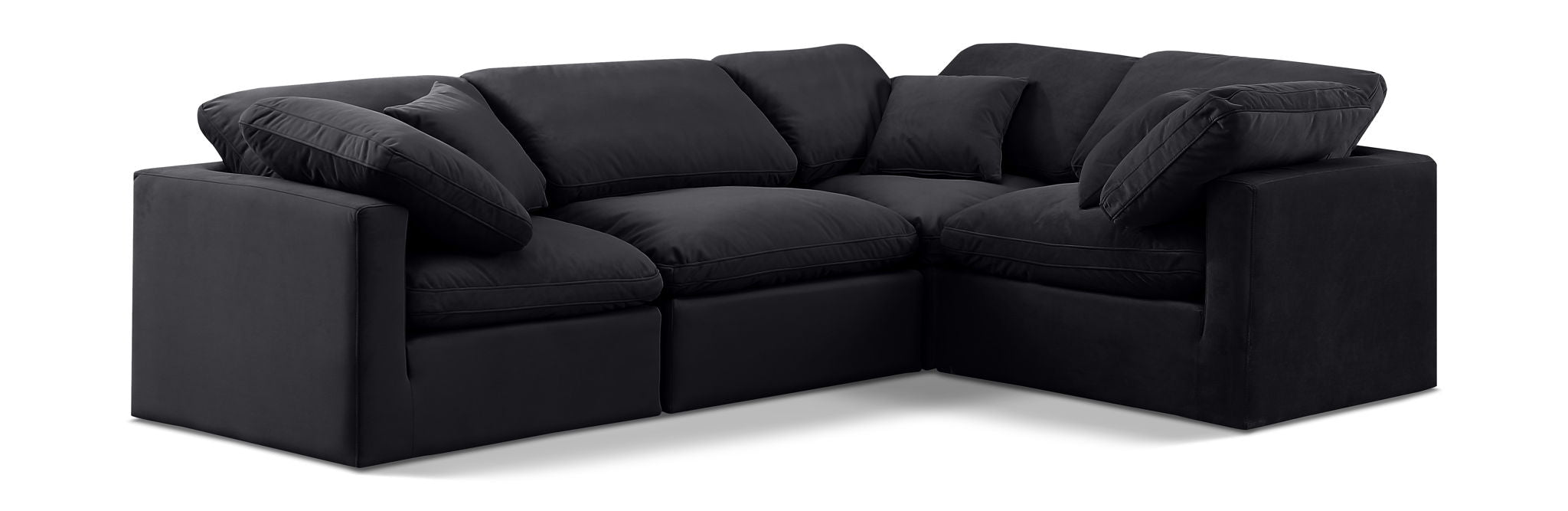 Indulge - Velvet 4 Piece Modular Corner Sectional - Urban Living Furniture (Los Angeles, CA)