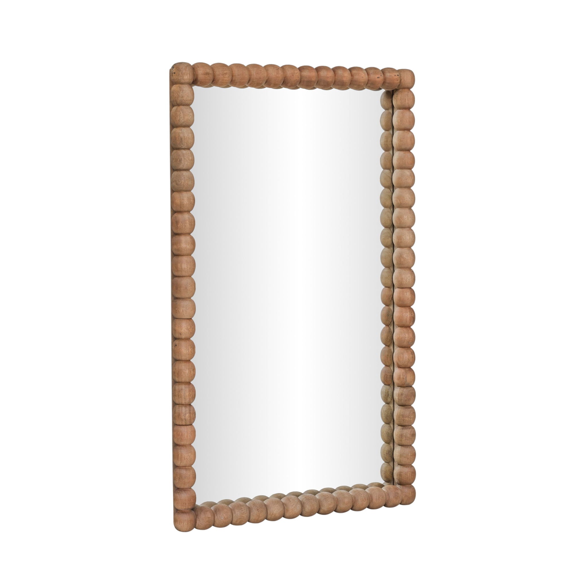 Cheyanne - 29" x 44" Carved Solid Wood Rectangular Wall Mirror - Natural - Urban Living Furniture (Los Angeles, CA)