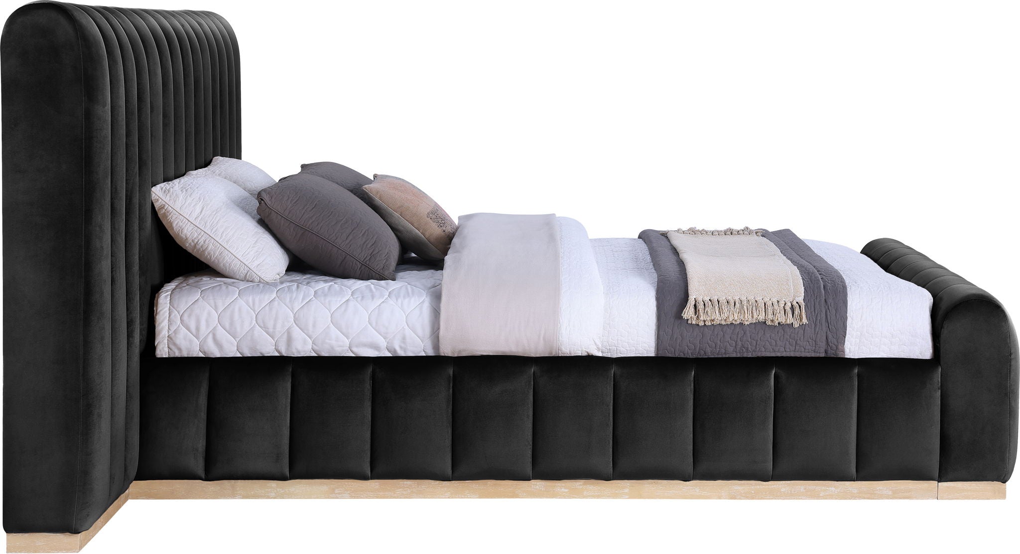 Amara - Velvet Upholstered Bed - Urban Living Furniture (Los Angeles, CA)