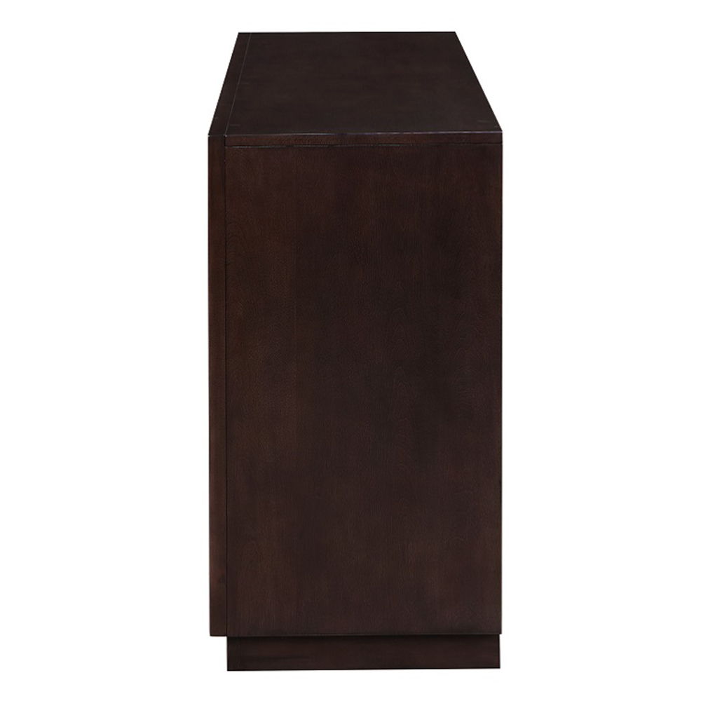 Geranio - Console Cabinet - Metallic Silver & Walnut - Urban Living Furniture (Los Angeles, CA)