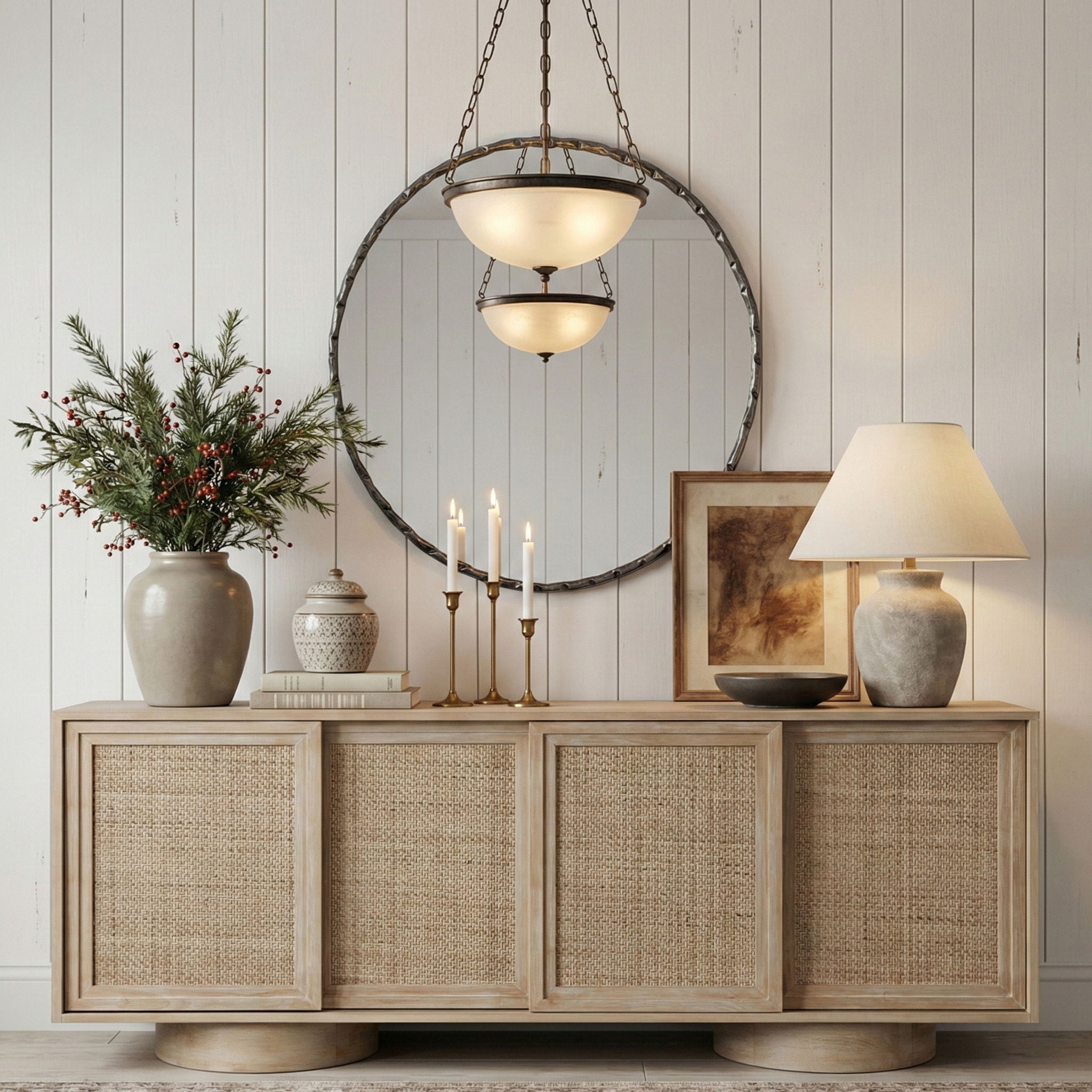 Hammer - Round Iron Mirror - Urban Living Furniture (Los Angeles, CA)