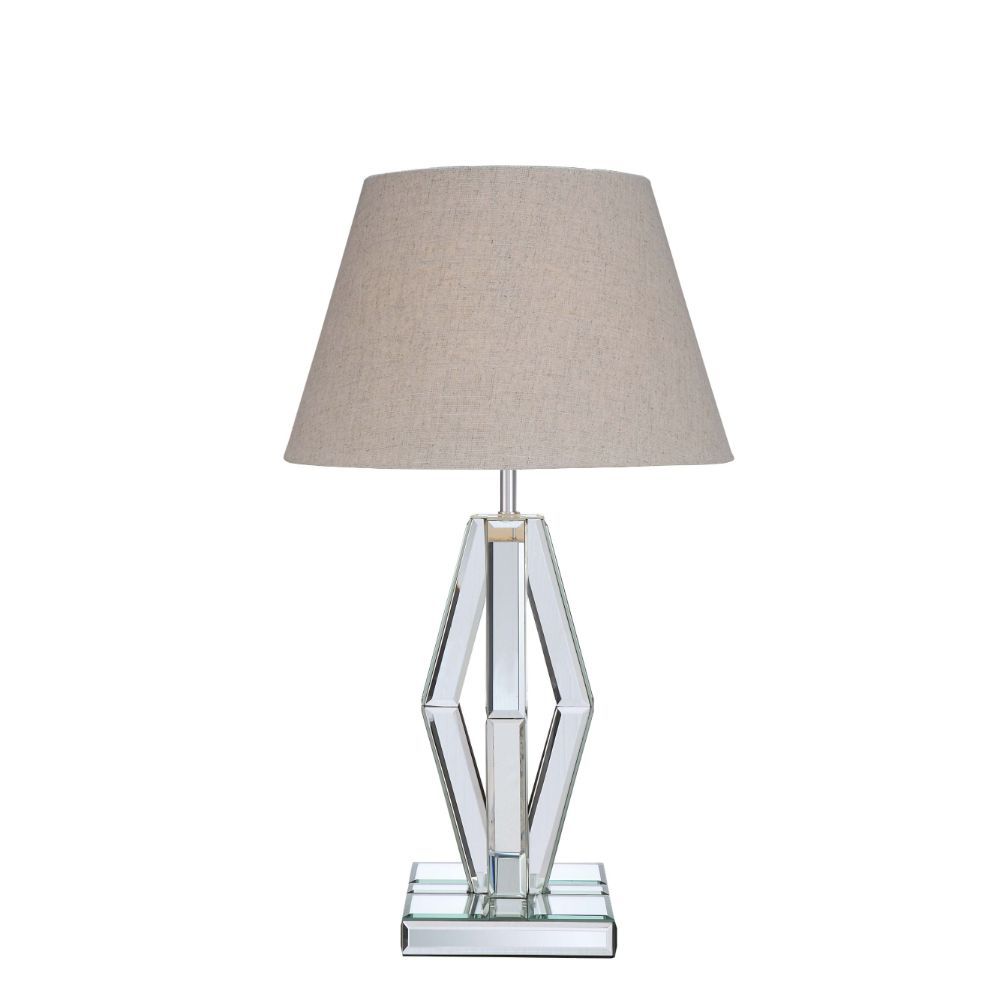 Britt - Table Lamp - Mirrored & Chrome - Urban Living Furniture (Los Angeles, CA)