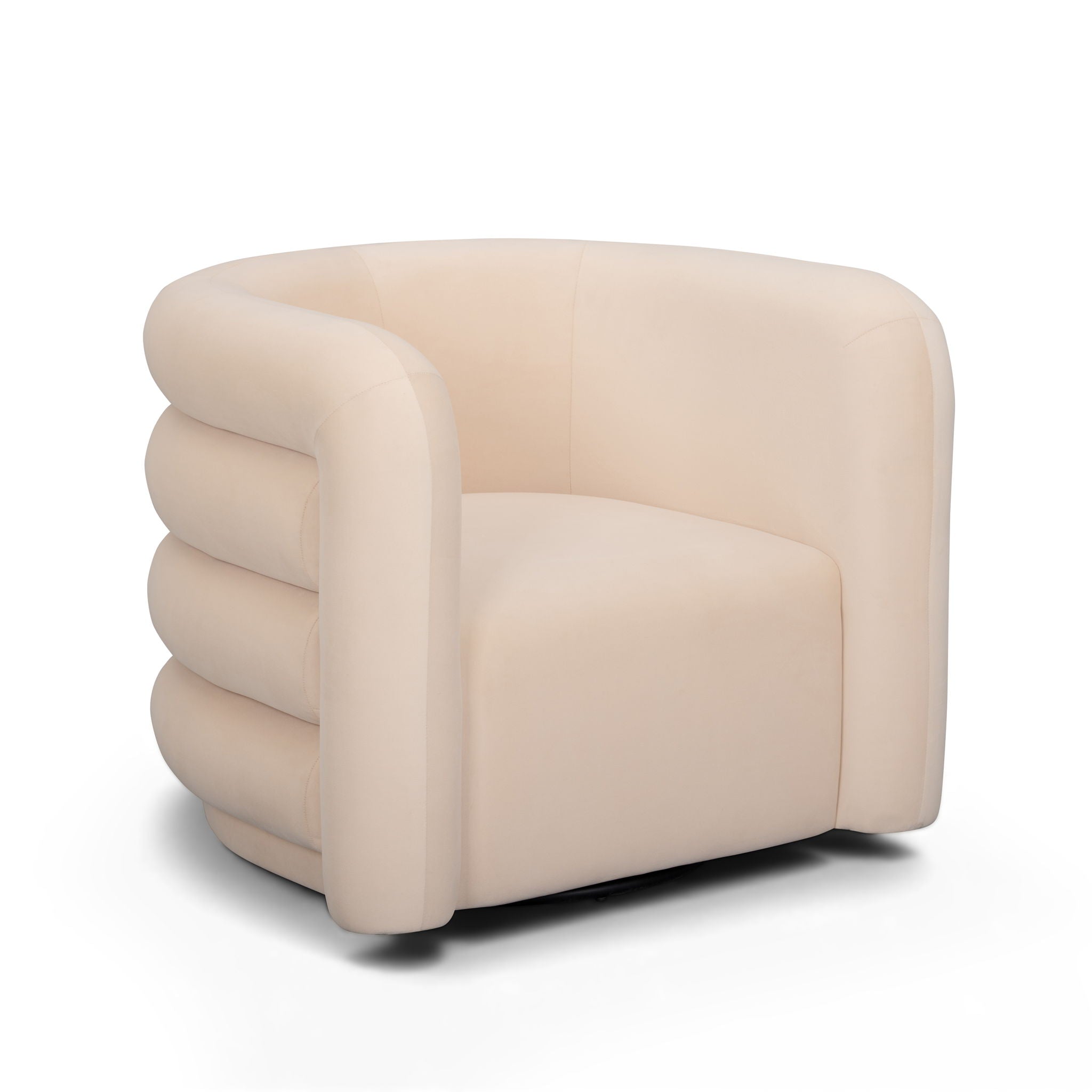 Curves - Velvet Swivel Accent Chair - Urban Living Furniture (Los Angeles, CA)