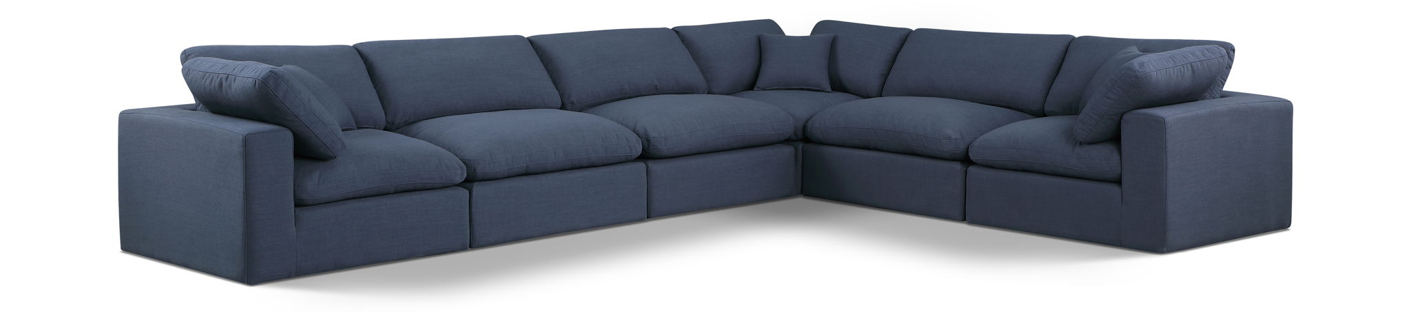 Comfy - 6 Piece Linen Modular Corner Sectional - Urban Living Furniture (Los Angeles, CA)