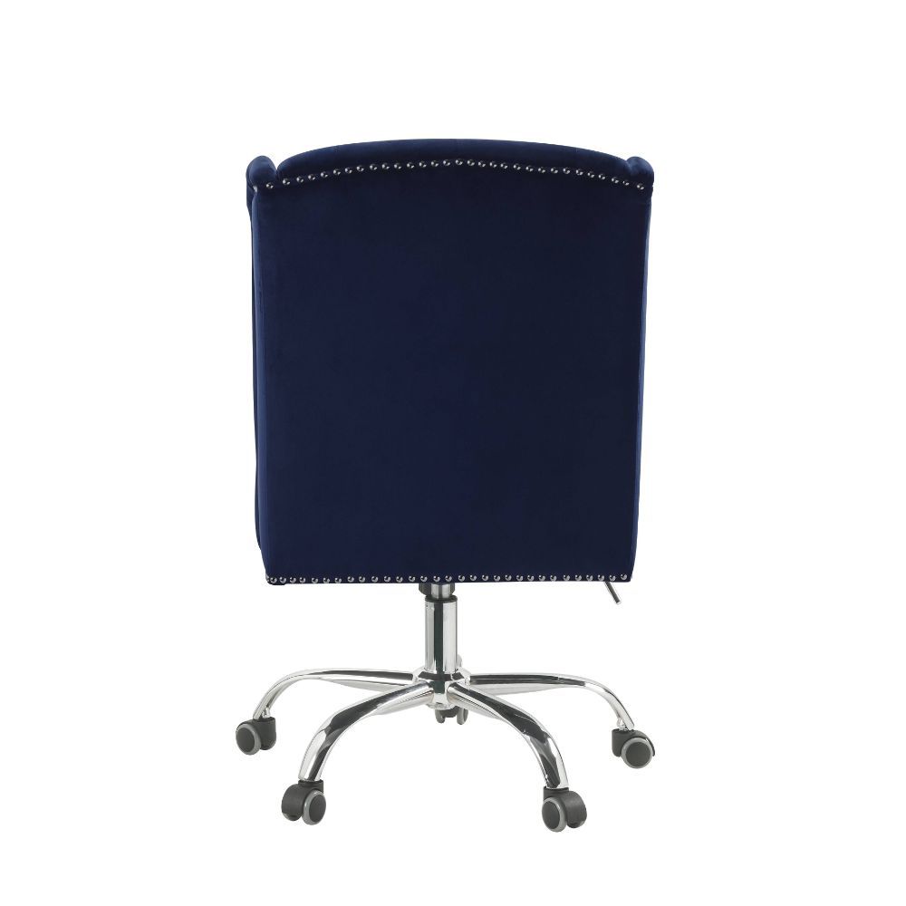 Jamesia - Office Chair - Midnight Blue Velvet - Urban Living Furniture (Los Angeles, CA)