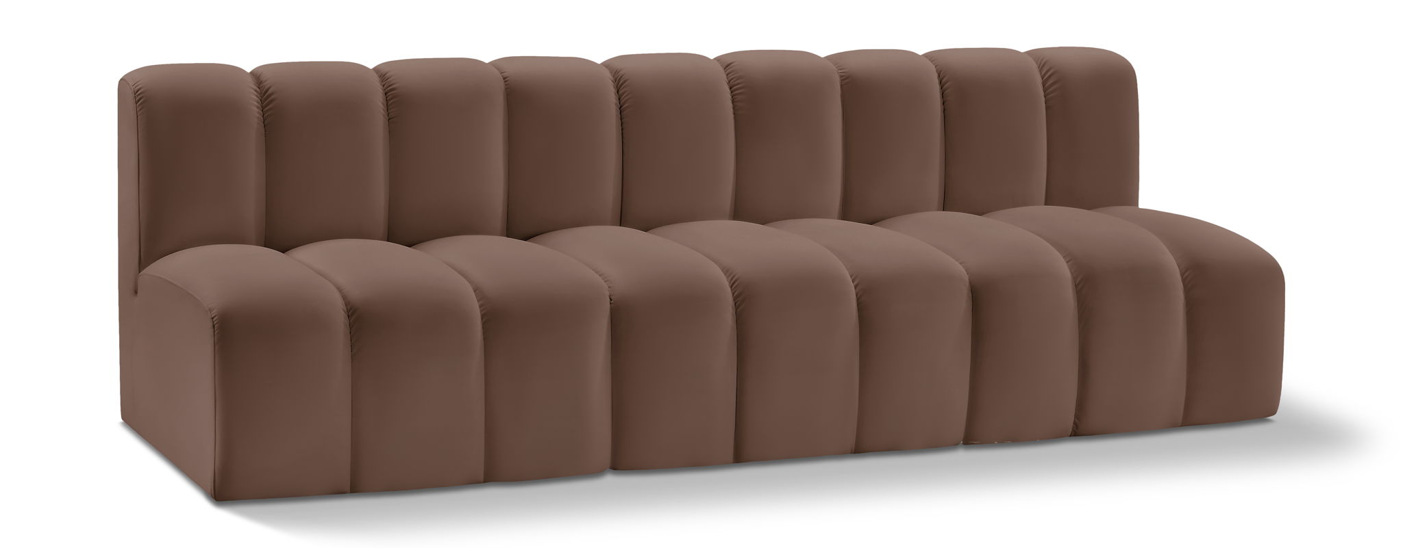 Arc - Faux Leather 3 Seats Modular Sofa - Urban Living Furniture (Los Angeles, CA)