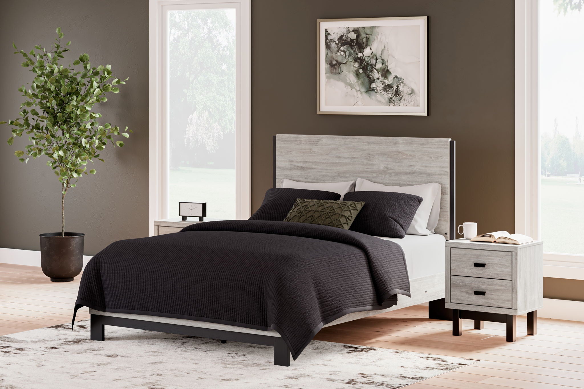 Vessalli - Panel Bed - Urban Living Furniture (Los Angeles, CA)