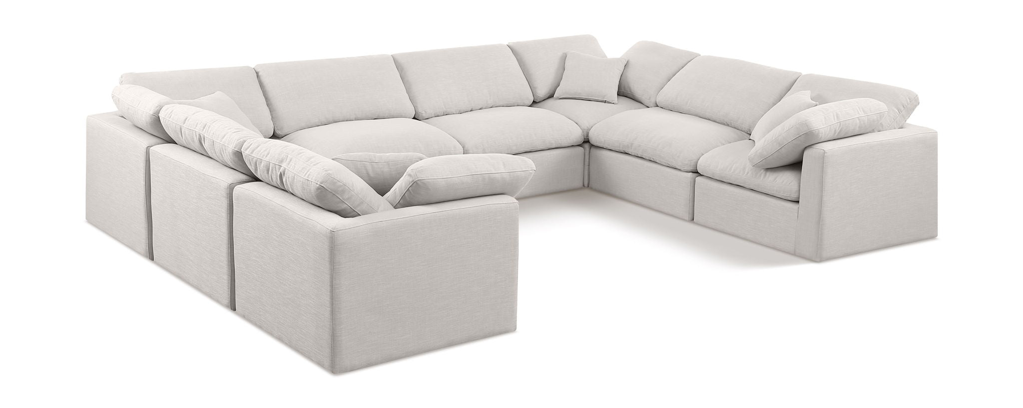 Indulge - Linen 8 Piece Modular Sectional - Urban Living Furniture (Los Angeles, CA)