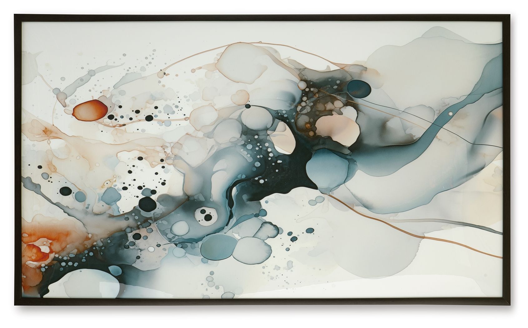 Foxenburg - Blue / Amber / White - Wall Art - Urban Living Furniture (Los Angeles, CA)