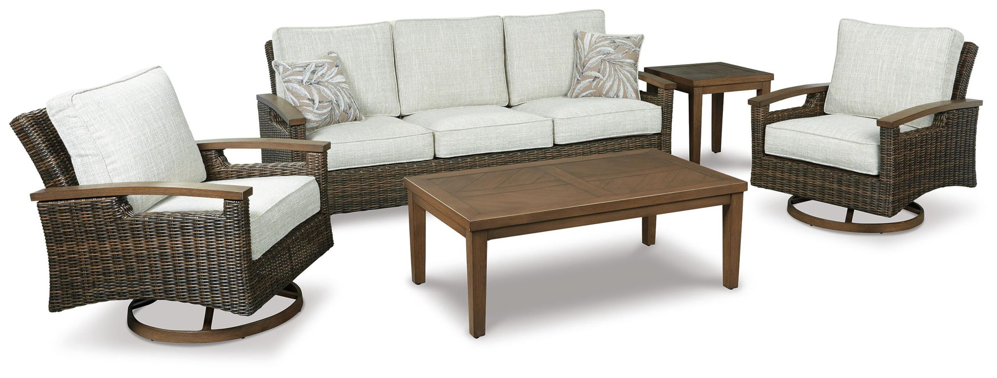 Paradise Trail - Sofa with Cushion - Medium Brown - Urban Living Furniture (Los Angeles, CA)