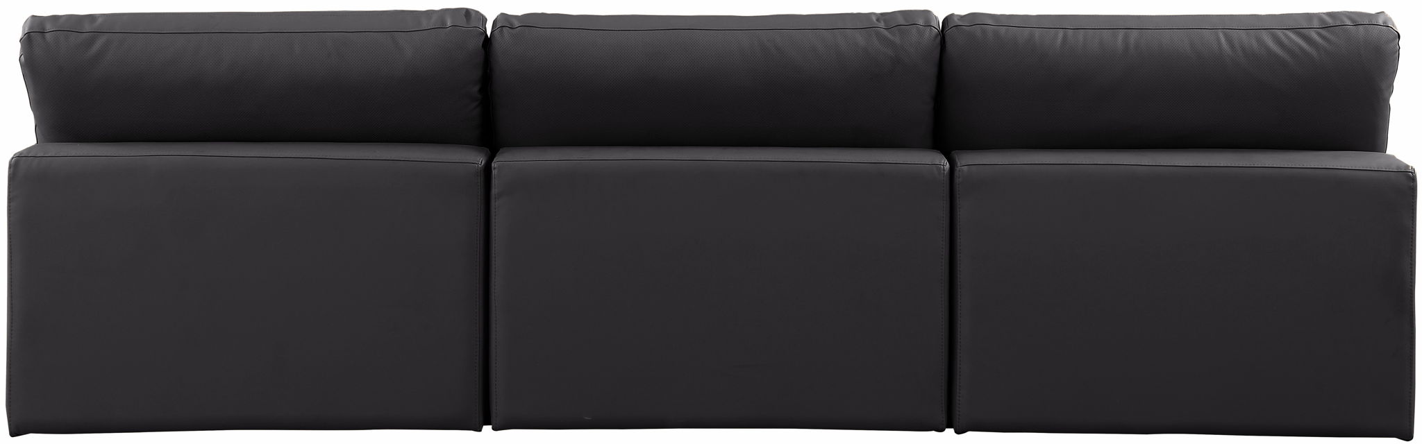 Comfy - Faux Leather Modular Armless Sofa 3 Seats - Urban Living Furniture (Los Angeles, CA)