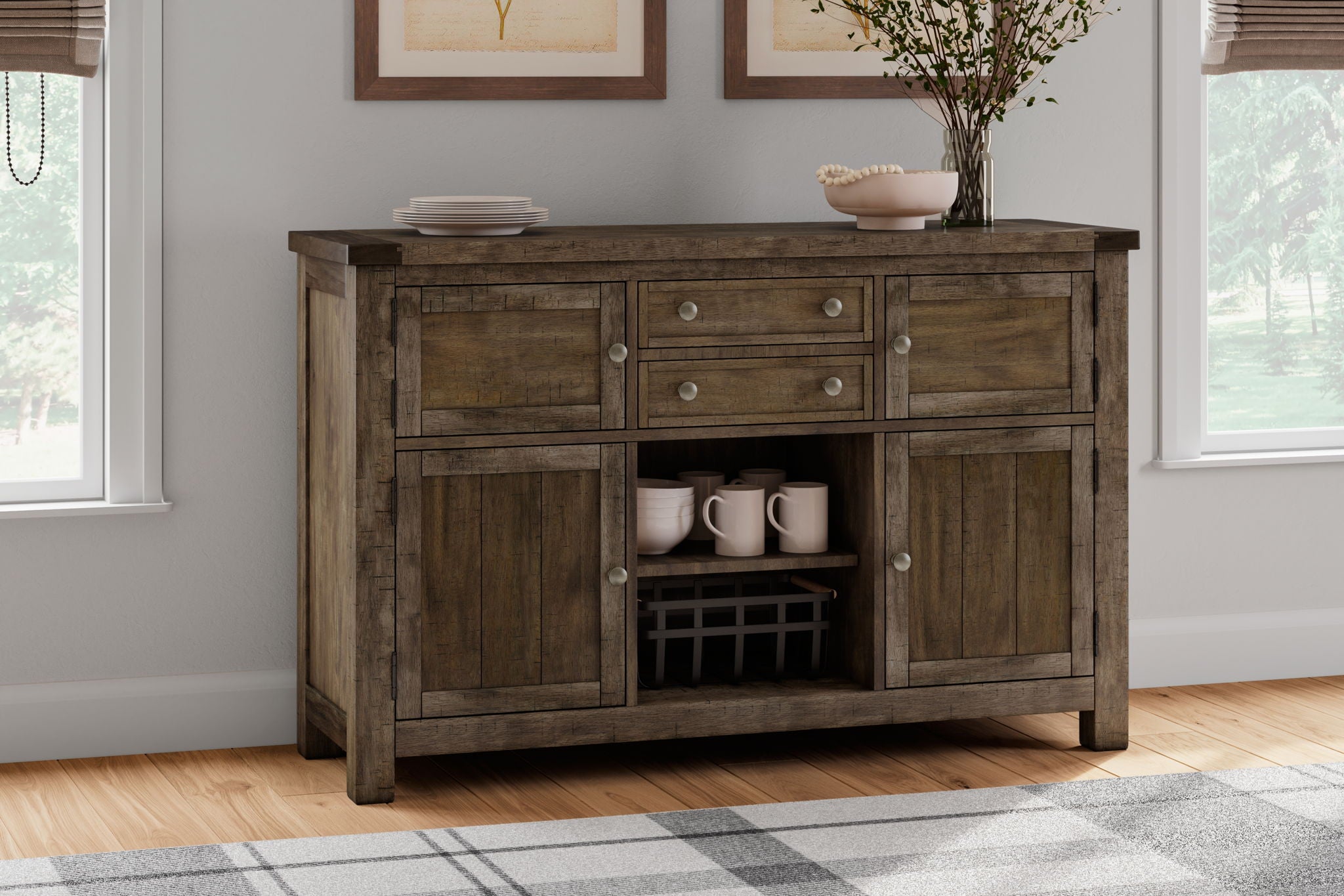 Moriville - Grayish Brown - Dining Room Server - Urban Living Furniture (Los Angeles, CA)