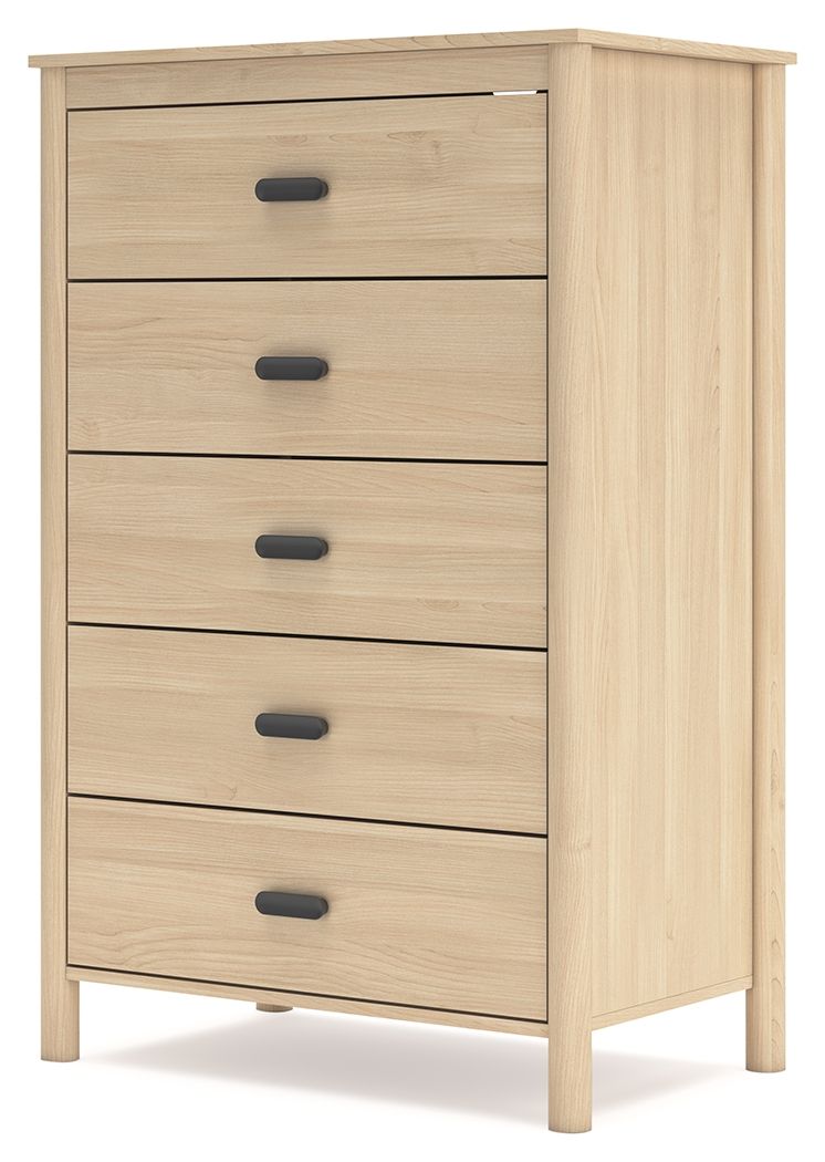 Cabinella - Tan - Five Drawer Chest - Urban Living Furniture (Los Angeles, CA)