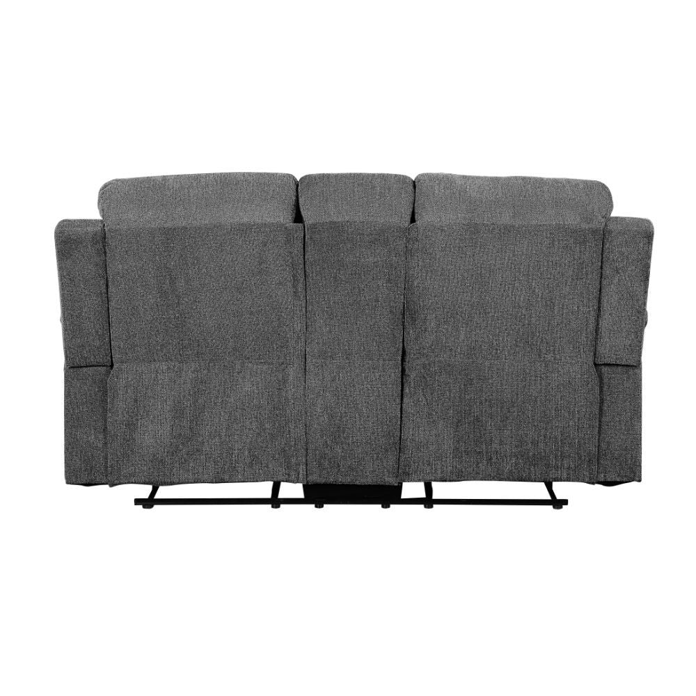 Kalen - Motion Loveseat With Console - Gray Chenille - Urban Living Furniture (Los Angeles, CA)