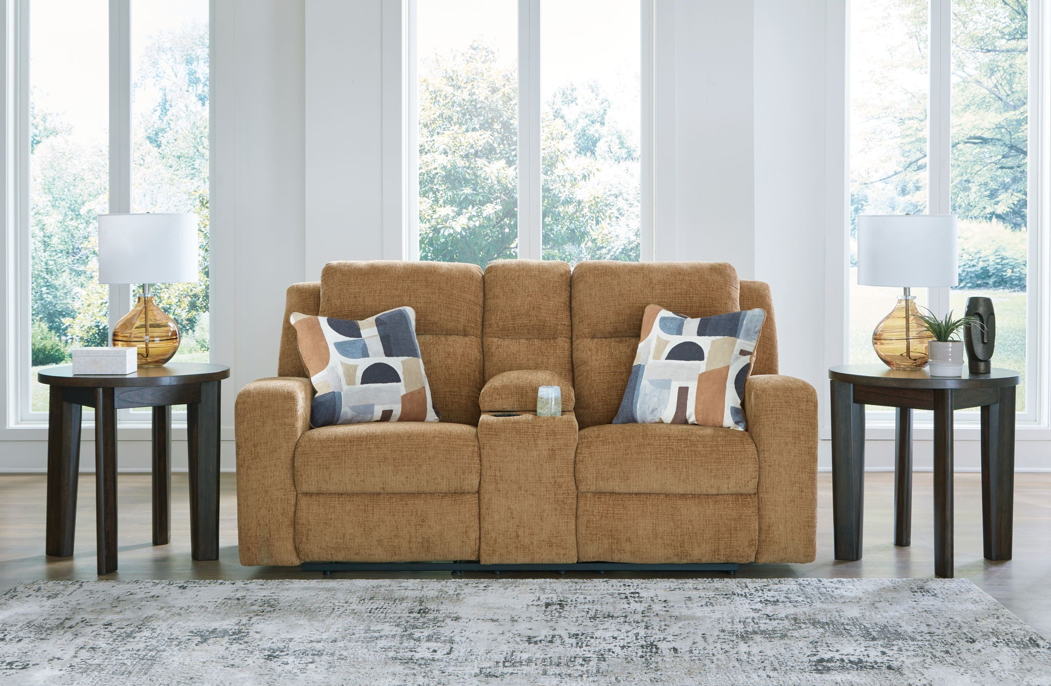 Kanlow - Dbl Reclining Loveseat With Console - Urban Living Furniture (Los Angeles, CA)