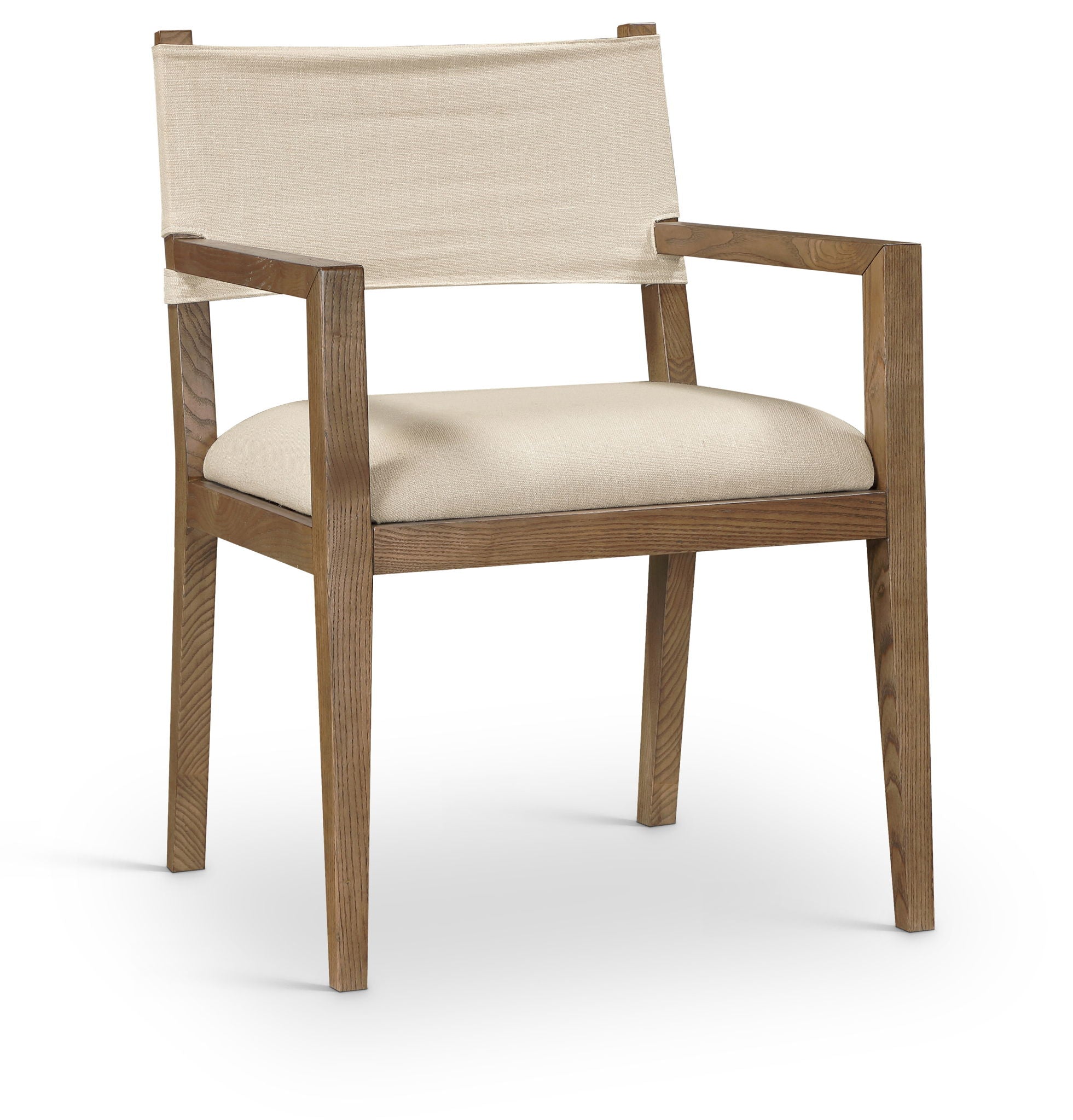 Avon - Linen Textured Performance Fabric Upholstered Dining Arm Chair - Urban Living Furniture (Los Angeles, CA)