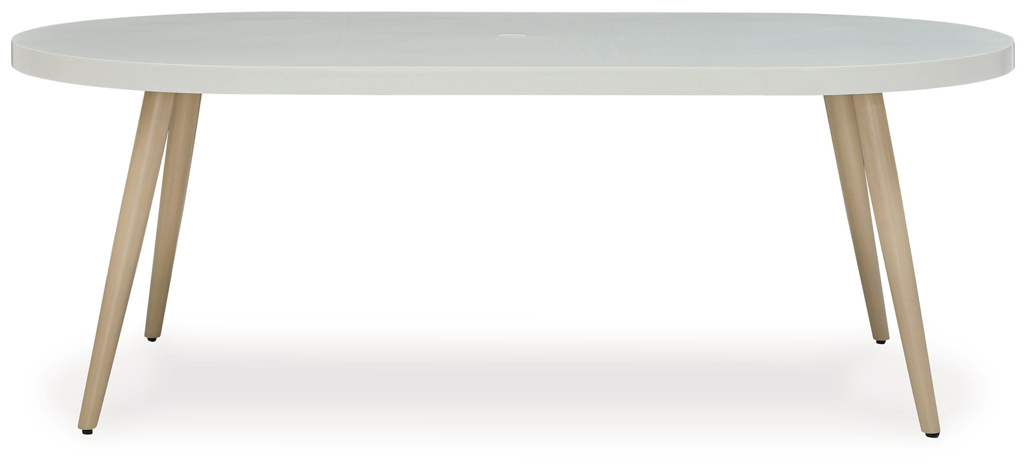 Seton Creek - White - Oval Dining Table With Umb Opt - Urban Living Furniture (Los Angeles, CA)