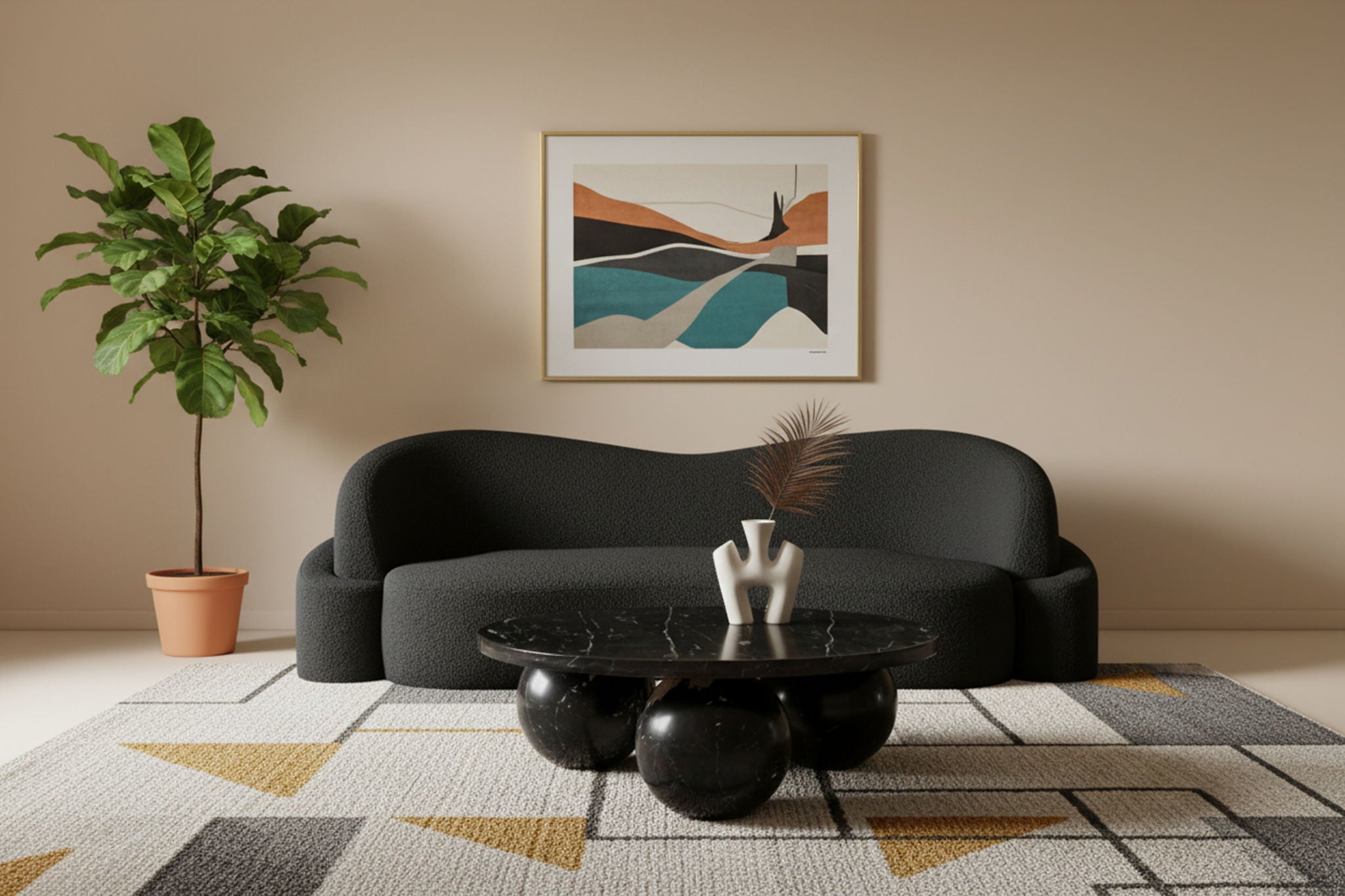Spherical - Marble/Stone Coffee Table - Urban Living Furniture (Los Angeles, CA)