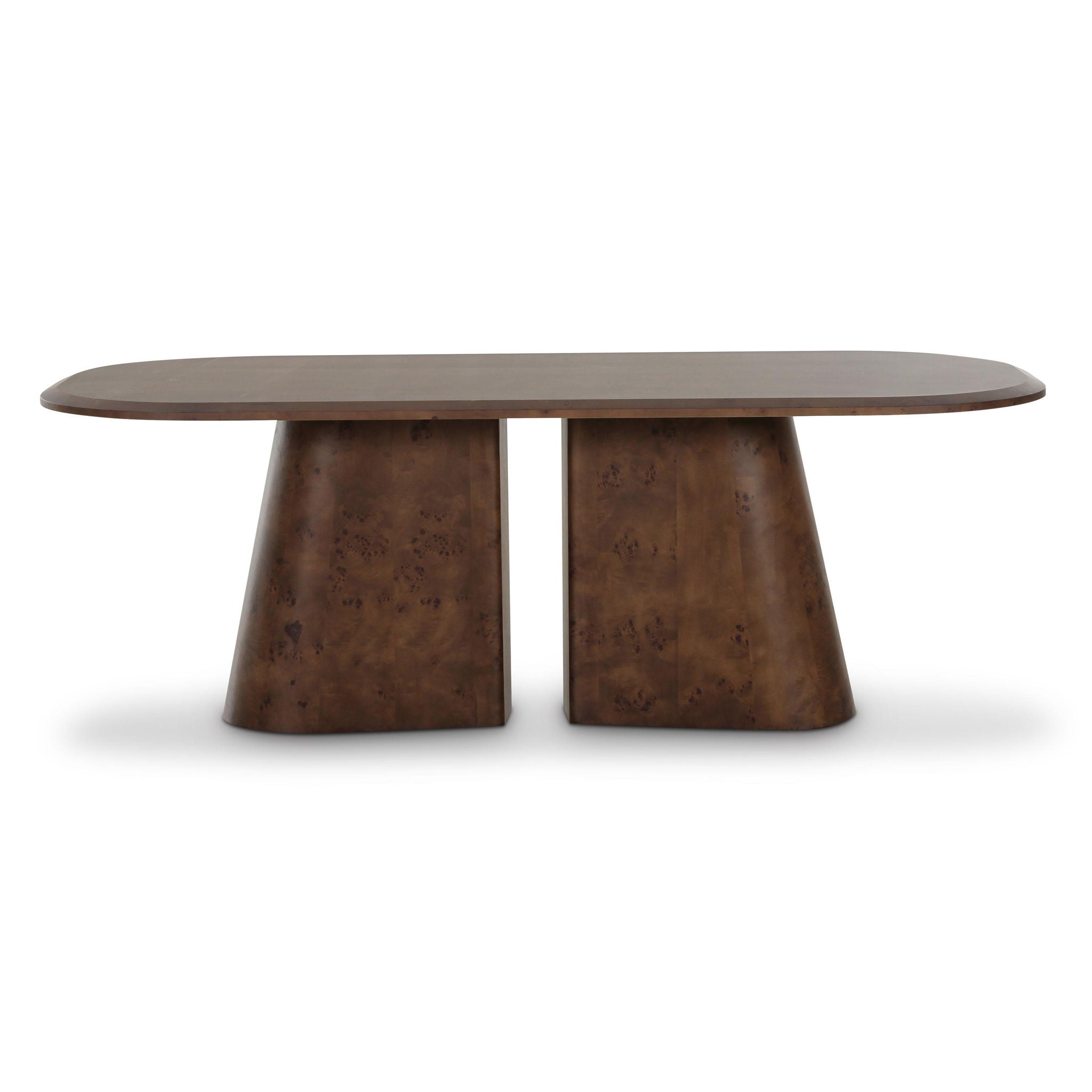 Gladyss - 87" Oval Dining Table - Brown - Urban Living Furniture (Los Angeles, CA)