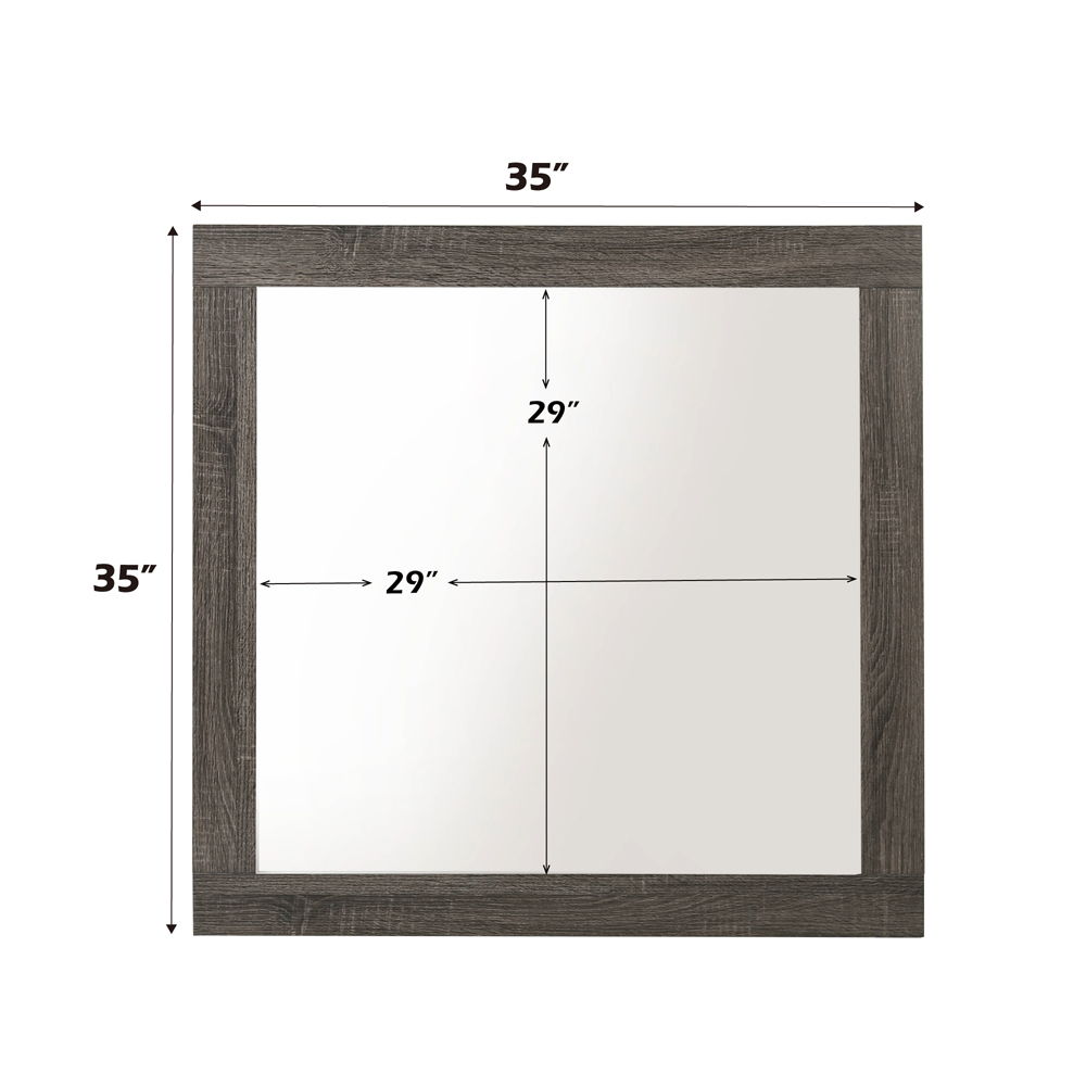 Avantika - Mirror - Rustic Gray Oak - Urban Living Furniture (Los Angeles, CA)
