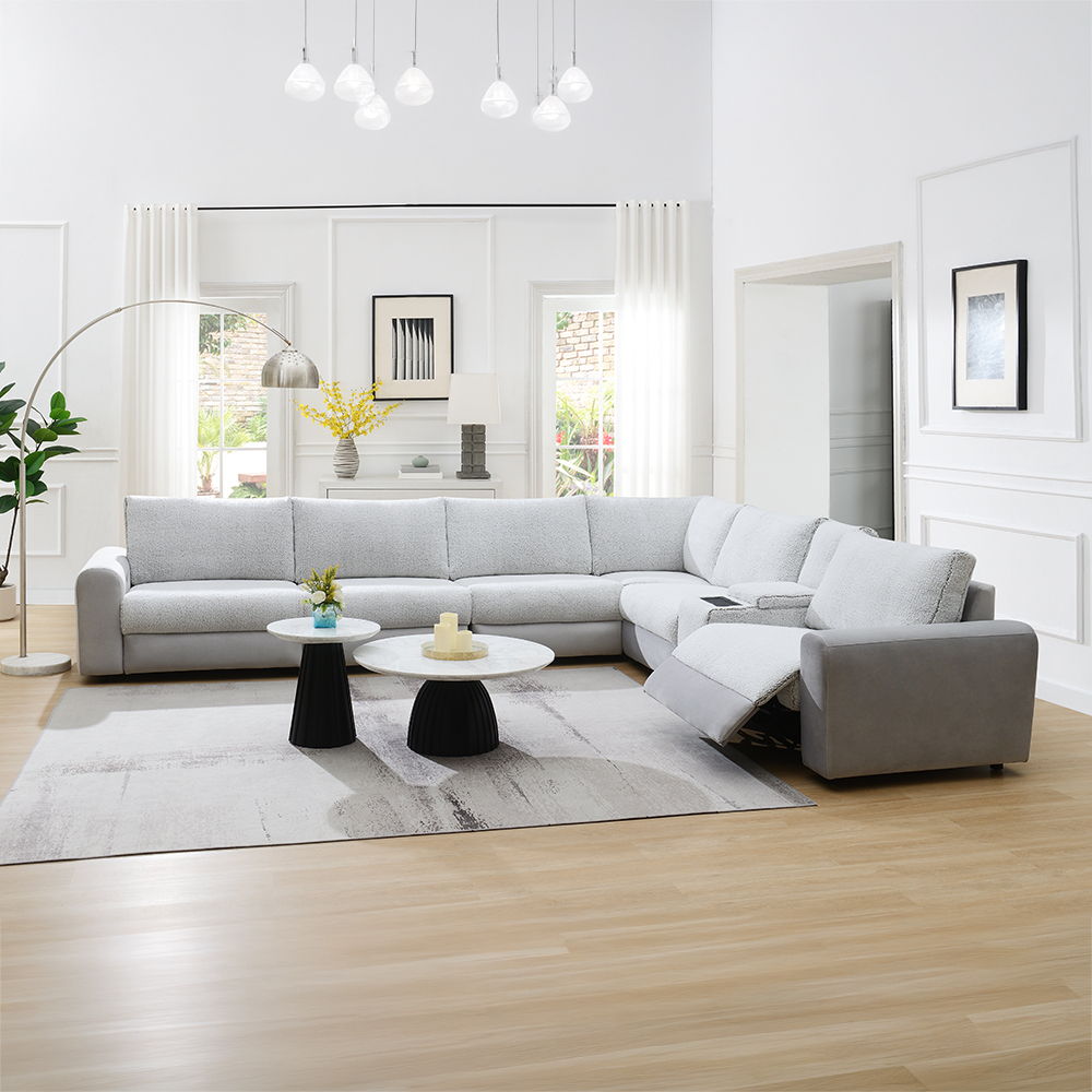 Tarrance - Modular Power Armless Recliner - Gray - Urban Living Furniture (Los Angeles, CA)