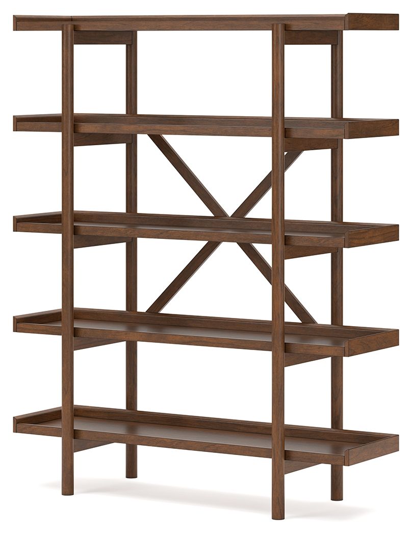 Lyncott - Brown - Bookcase - Urban Living Furniture (Los Angeles, CA)