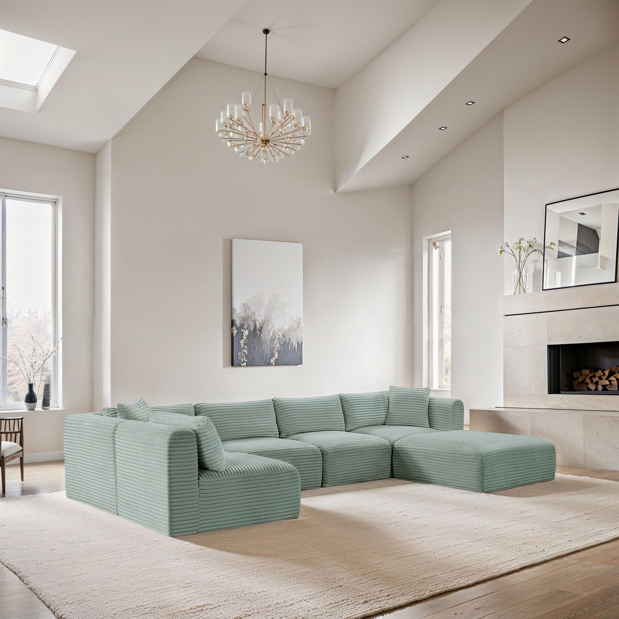 Shaggy - 6 Piece Modular U-Shaped Sectional - Urban Living Furniture (Los Angeles, CA)