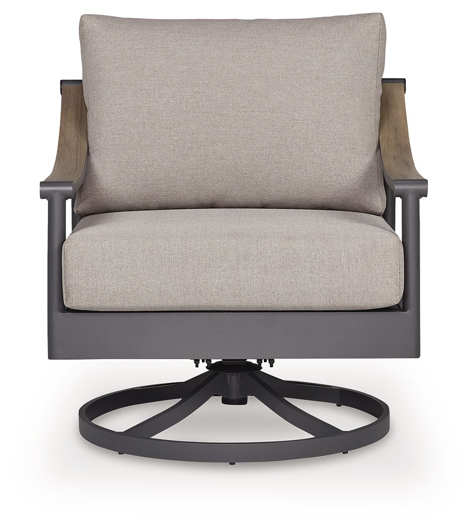Ocean Beach - Swivel Lounge With Cushion - Gray - Urban Living Furniture (Los Angeles, CA)